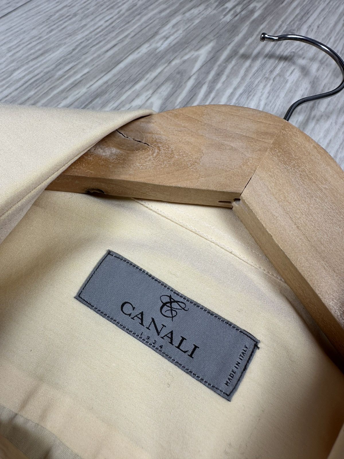 Canali Canali Long Sleeve Button Up Cotton Mens Shirt Size US L / EU 52-54 / 3 - 5 Thumbnail