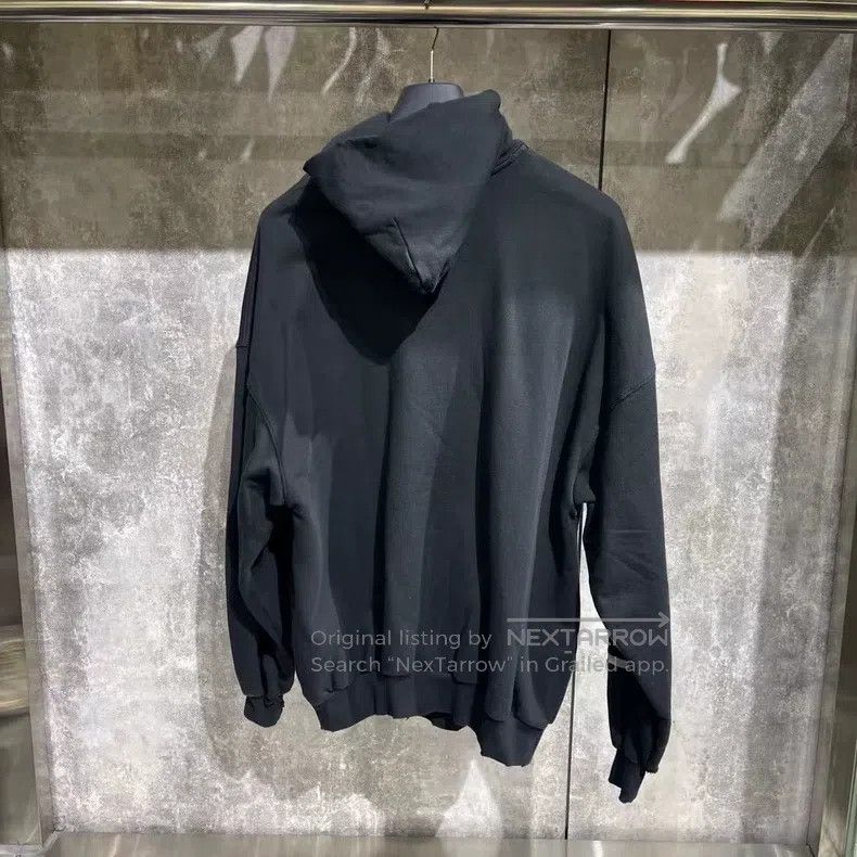Balenciaga Balenciaga Letter embroidered logo hooded sweatshirt Size US S / EU 44-46 / 1 - 2 Thumbnail