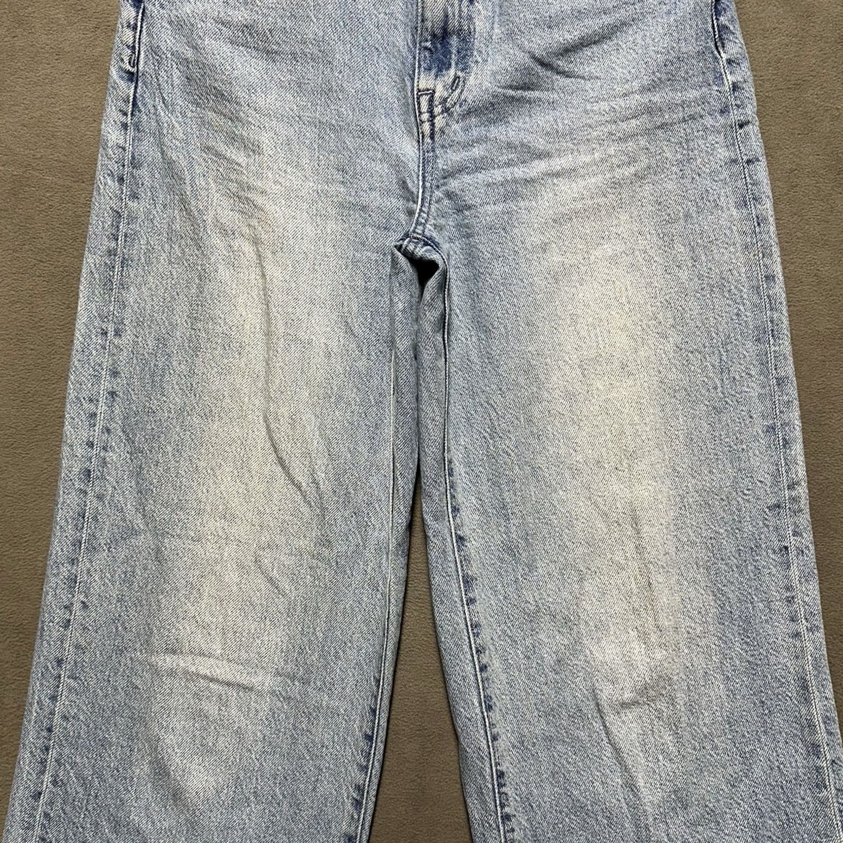 Madewell Madewell Jeans Womens 26 Super Wide Leg High Rise Baggy Festival Boho Loose GUC Jeans Size 26" / US 2 / IT 38 - 7 Thumbnail