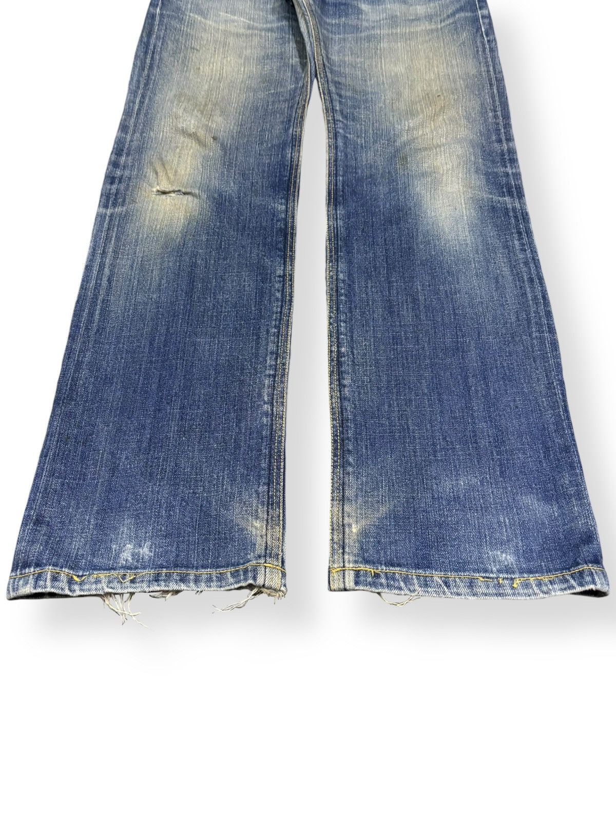 Global Work Japanese Brand Global Work Mud Wash Distressed Grunge Jeans Size US 33 - 6 Thumbnail