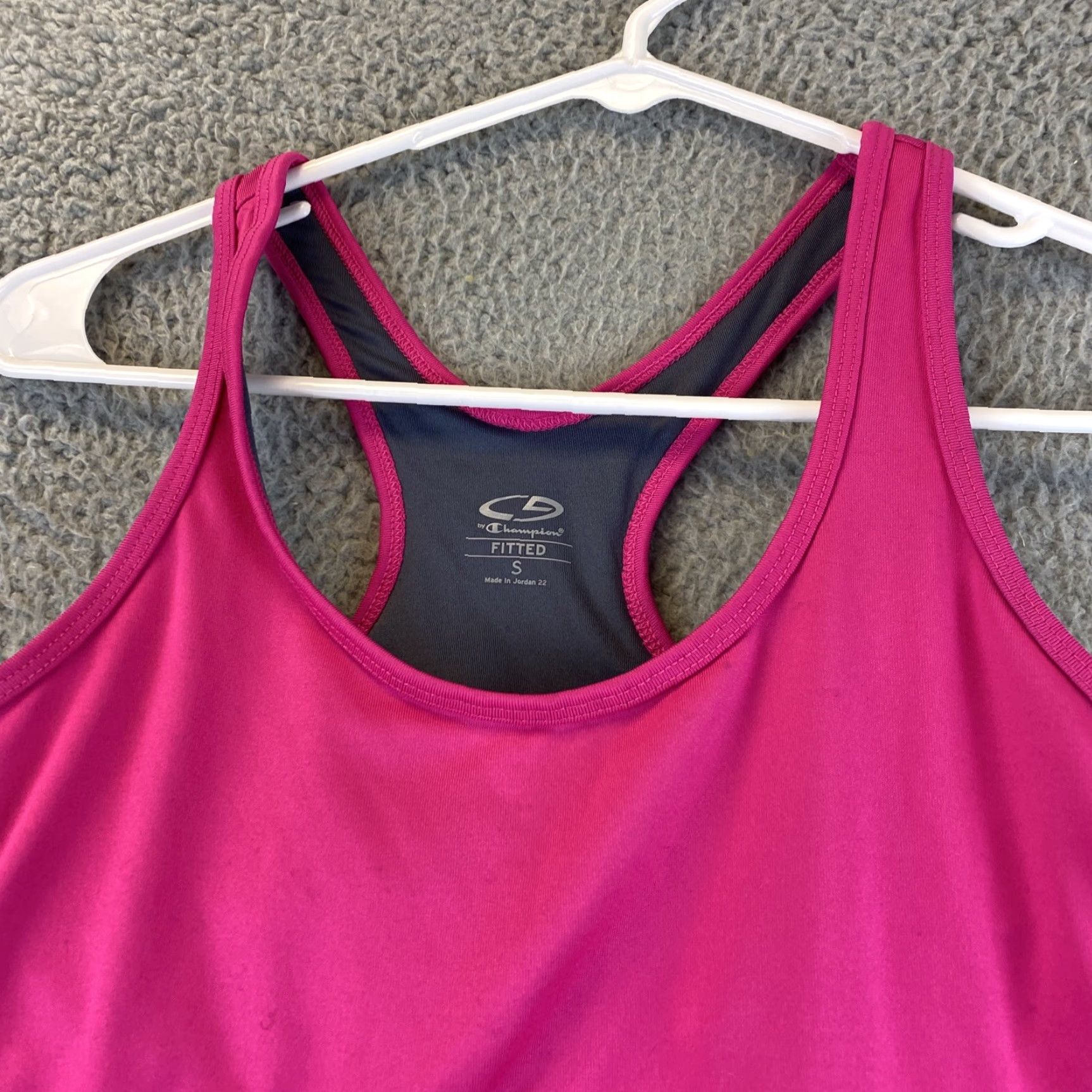 Champion CHAMPION Women´s Bright Pink DUO DRY Athletic Tank Top Sz S / 71-24 Size S / US 4 / IT 40 - 2 Thumbnail