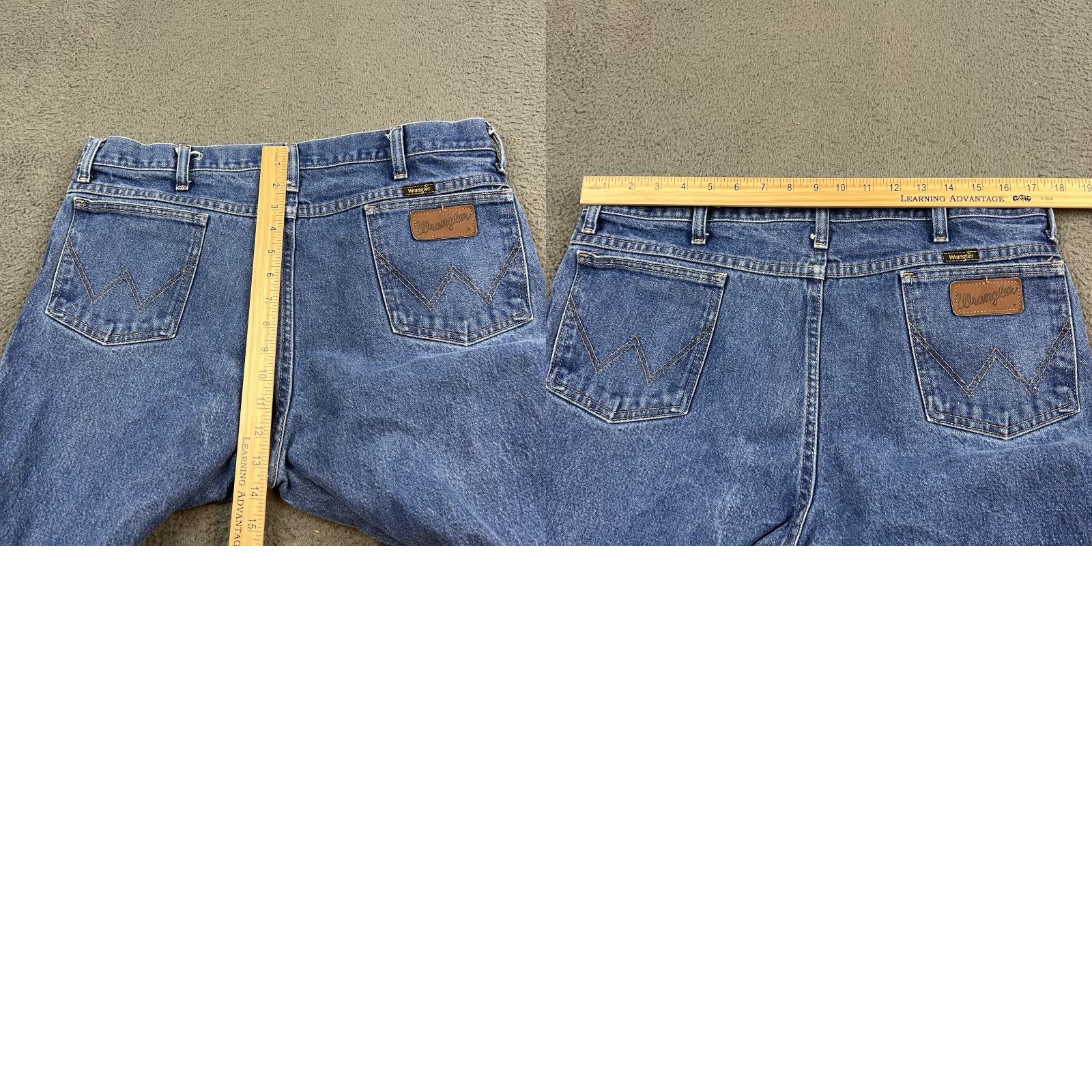 Wrangler VINTAGE Wrangler Jeans Mens 38x30 Blue Denim Straight Leg Cowboy 935NAV Wrangler 935 Jeans Mens 38x30 Blue Denim Jeans Western Cowboys Size US 38 / EU 54 - 8 Thumbnail