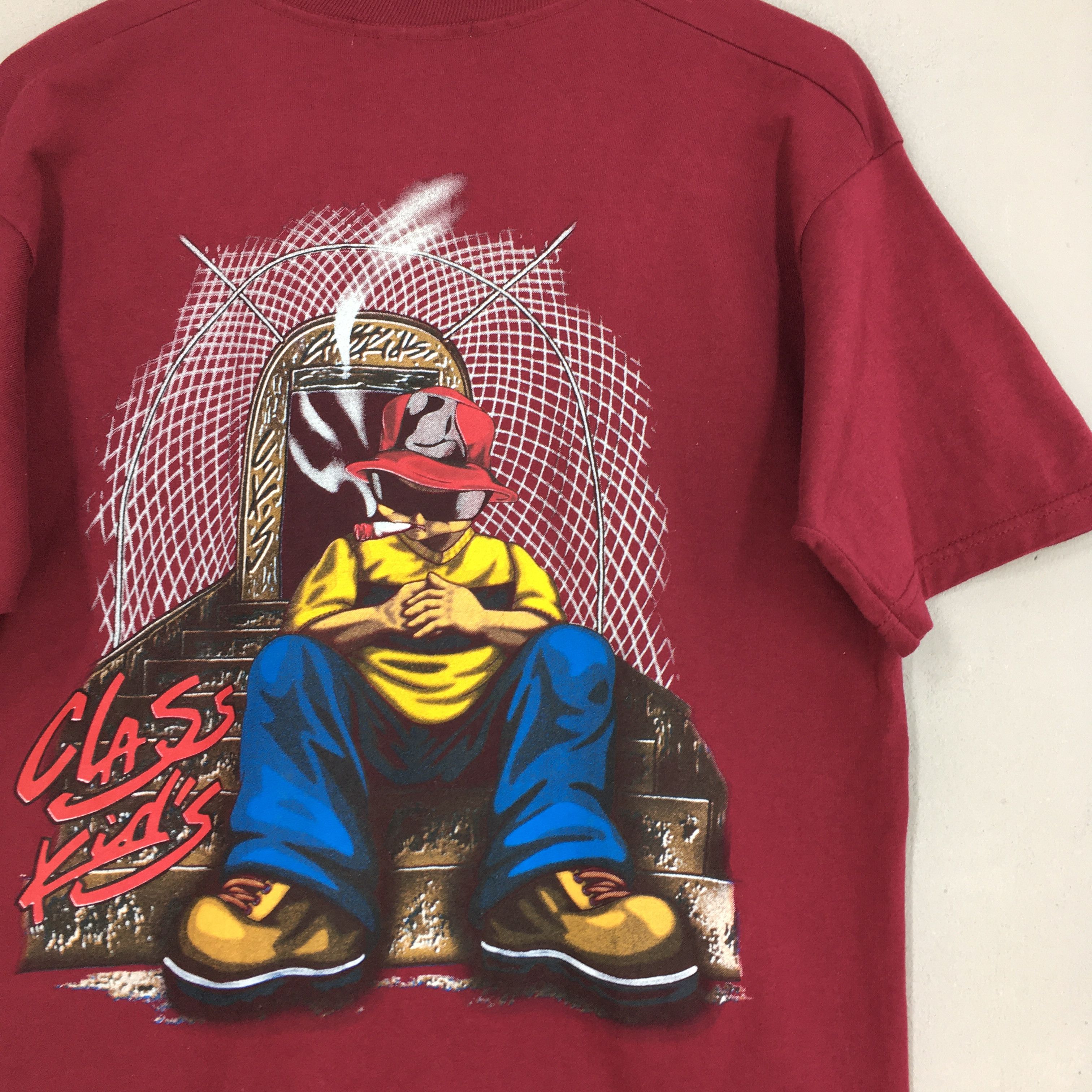 Other Vintage Class Kid's Graphics Graffiti Retro Street Tshirt M Size US M / EU 48-50 / 2 - 6 Thumbnail