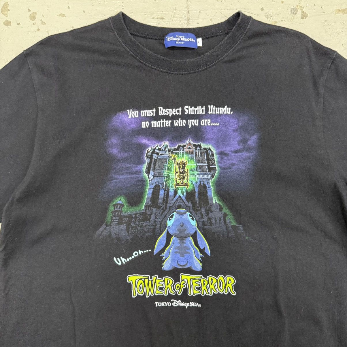 Disney Disney Stitch Tower Of Terror - L Size US L / EU 52-54 / 3 - 2 Thumbnail