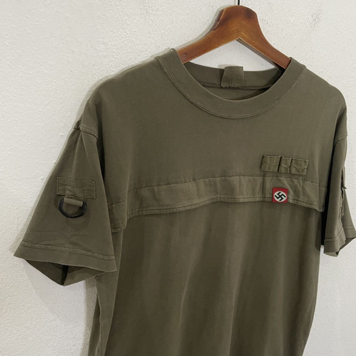 Japanese Brand Vintage Deutlohem Volnes Nazi Tee Size US M / EU 48-50 / 2 - 3 Thumbnail