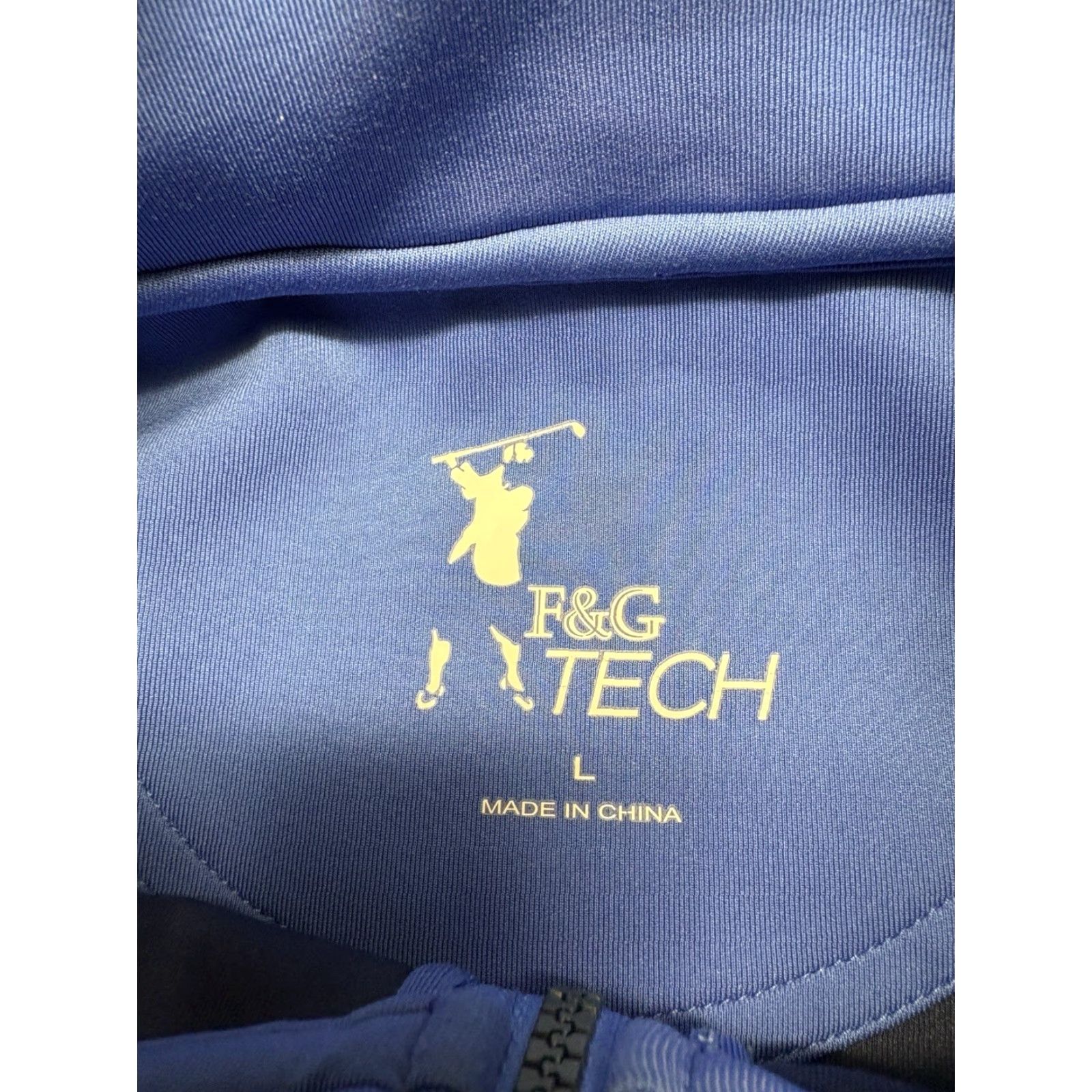 Vintage F&G Tech Vest Mens Large 1/4 Pullover Golf Fairway & Greene Polyester Spandex Vest Size US L / EU 52-54 / 3 - 3 Thumbnail
