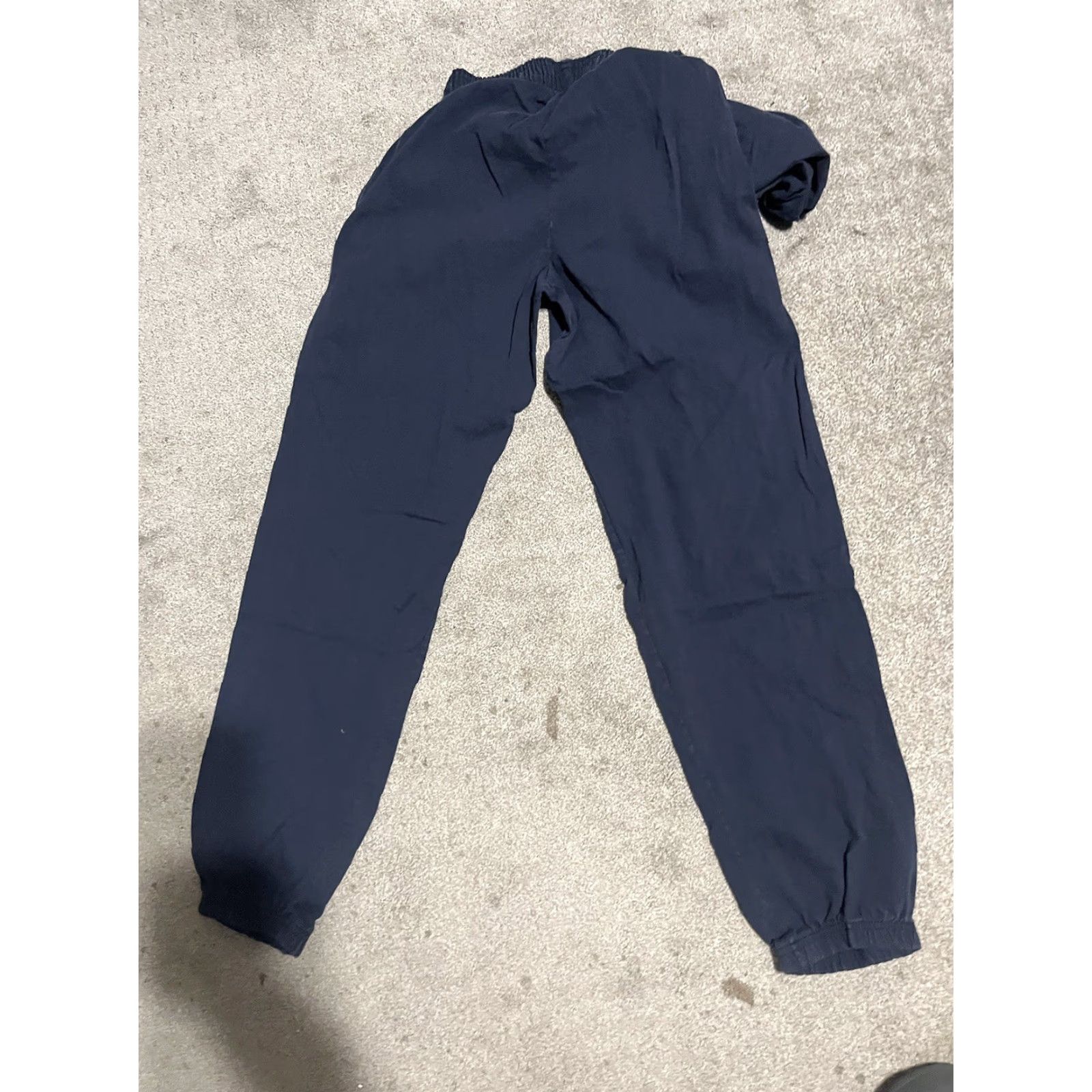 Champion Champion Sweatpants Men's S Authentic Logo Pocket Navy Blue Cotton Soli Size US 29 - 3 Thumbnail