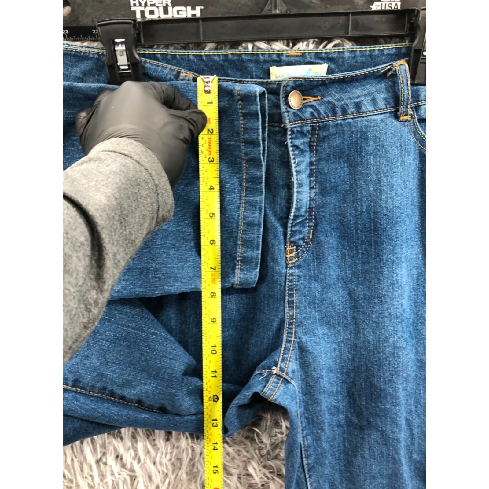 Vintage Caribbean Joe Jeans Womens Size 12 Medium Wash Blue Size 34" / US 12 / IT 48 - 4 Thumbnail