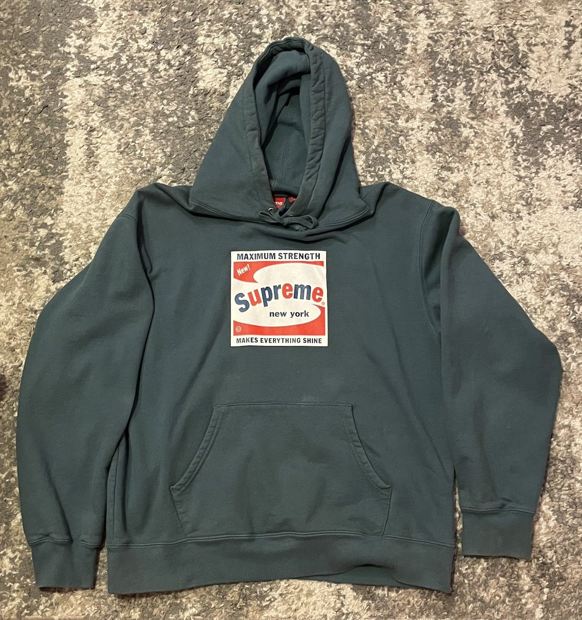 Supreme Shine Hooded Sweatshirt Ash Grey