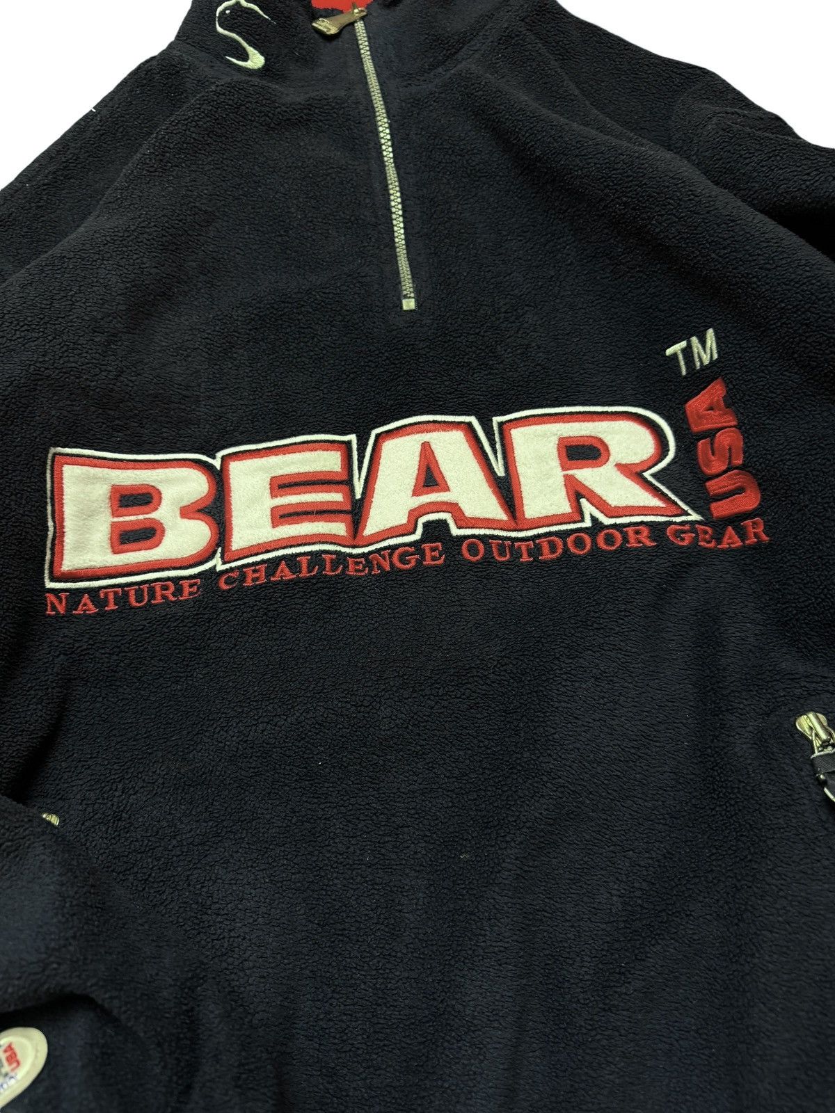 Vintage Fleece sweatshirt Bear America Vintage Big Logo Size M Size US M / EU 48-50 / 2 - 6 Thumbnail