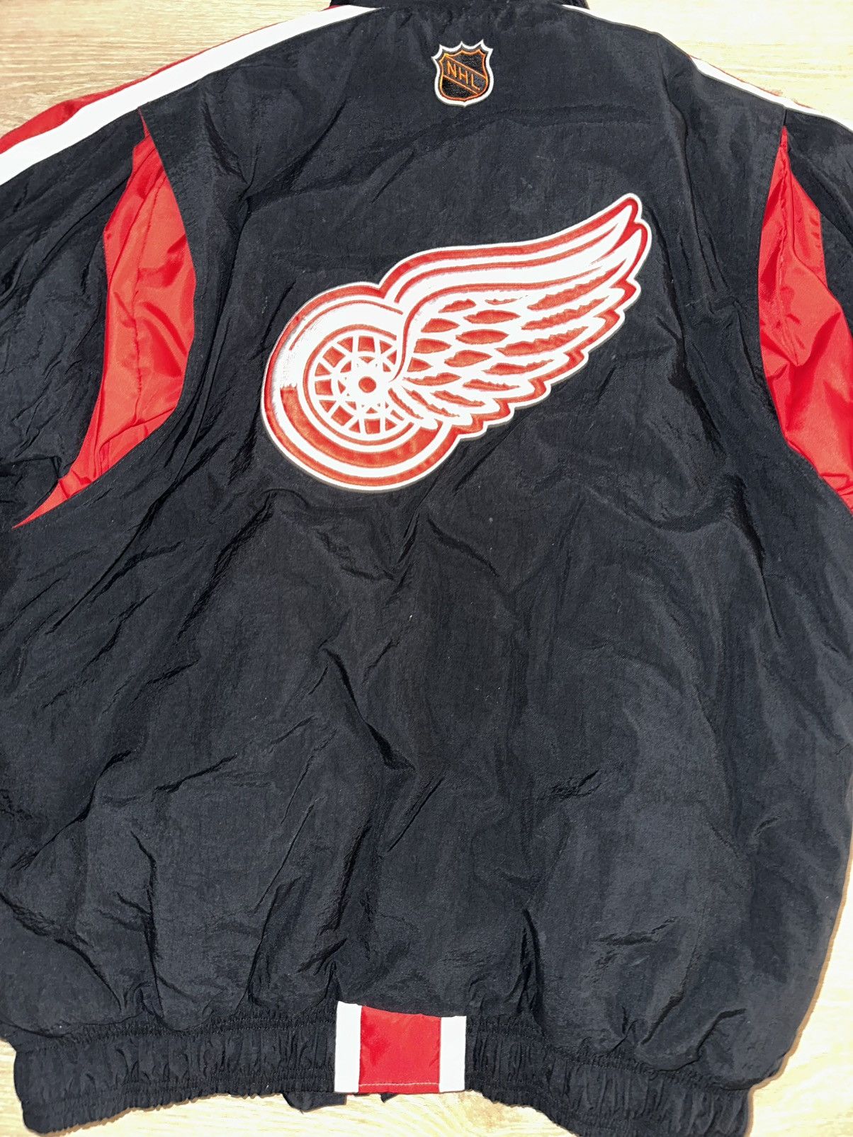 NHL × Starter × Vintage Vintage 90’s Detroit Red Wings Starter Jacket Size US L / EU 52-54 / 3 - 4 Thumbnail