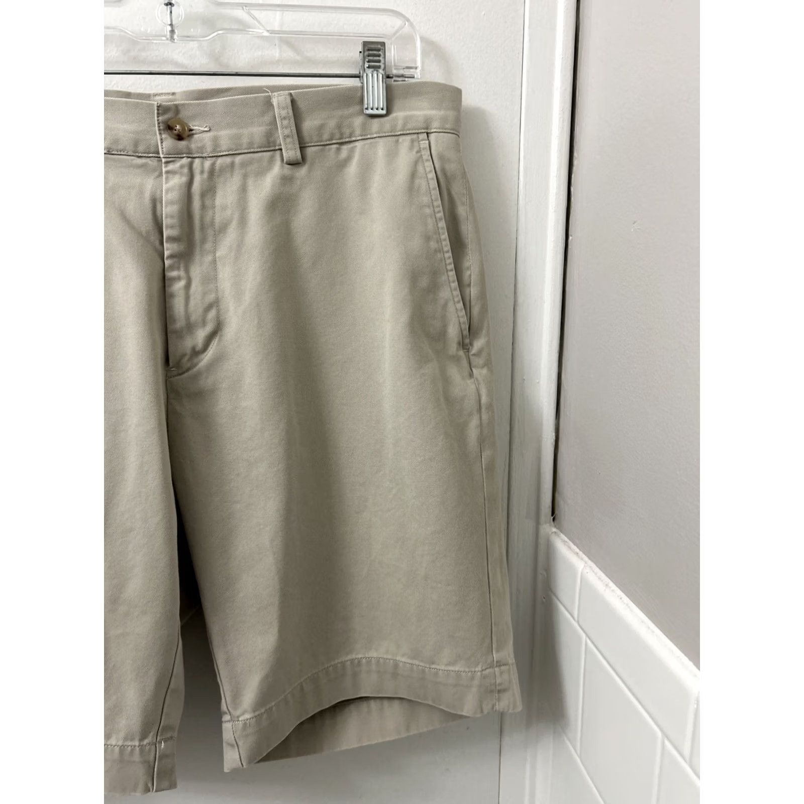 Polo Ralph Lauren Polo Ralph Lauren Chino Shorts Mens 33 Beige Flat Front 9" YKK Classic Fit Cotton Elastane Pocketed Beach Golf Casual Size US XS / EU 42 / 0 - 3 Thumbnail