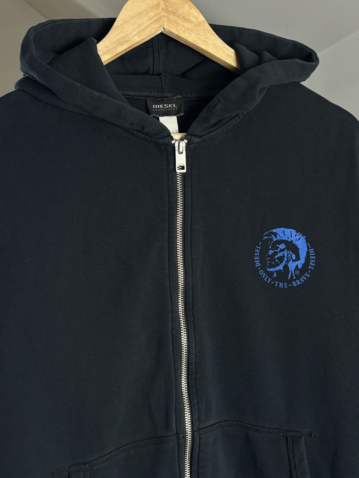 Diesel Diesel Avant Garde Zip Up Hoodie Sweatshirt Size US S / EU 44-46 / 1 - 2 Thumbnail