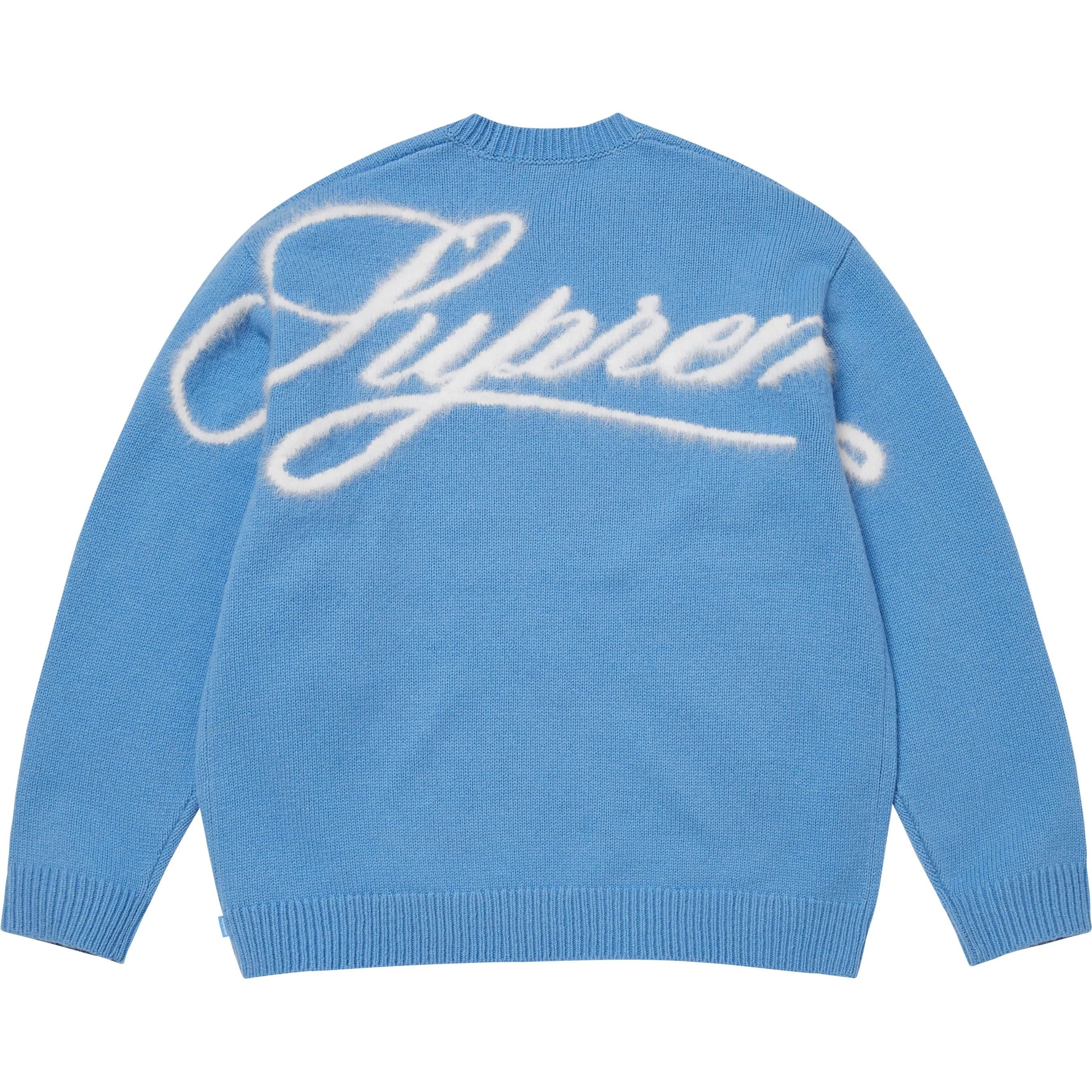 Supreme Angora Script Sweater