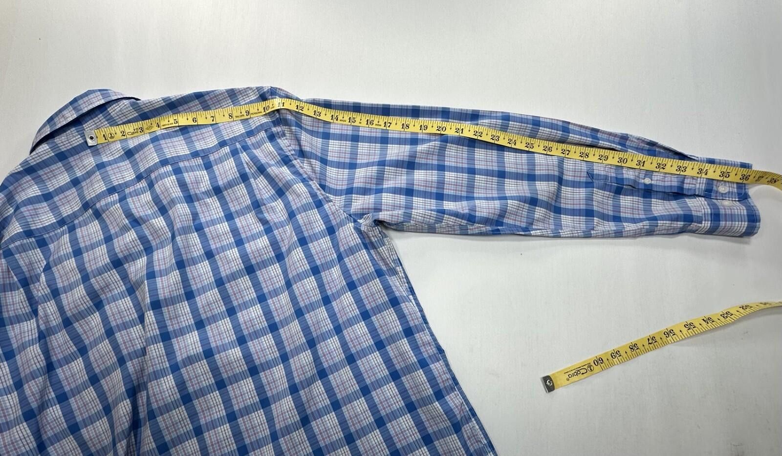 Other Crown Ivy Classic Fit Oxford Checked Button Up Blue Mens L Size US L / EU 52-54 / 3 - 5 Thumbnail