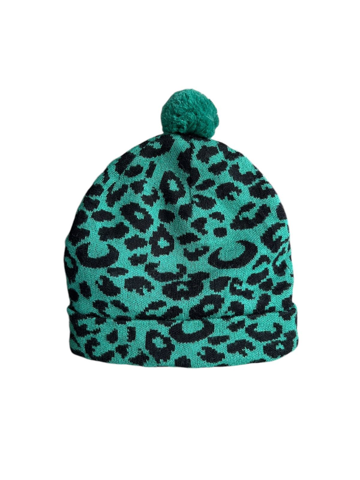 Japanese Brand × Kapital × Vintage Skull Leopard Vtg Candy Stripper Japanese Brand Rare Beanie🎌 Size ONE SIZE - 2 Thumbnail