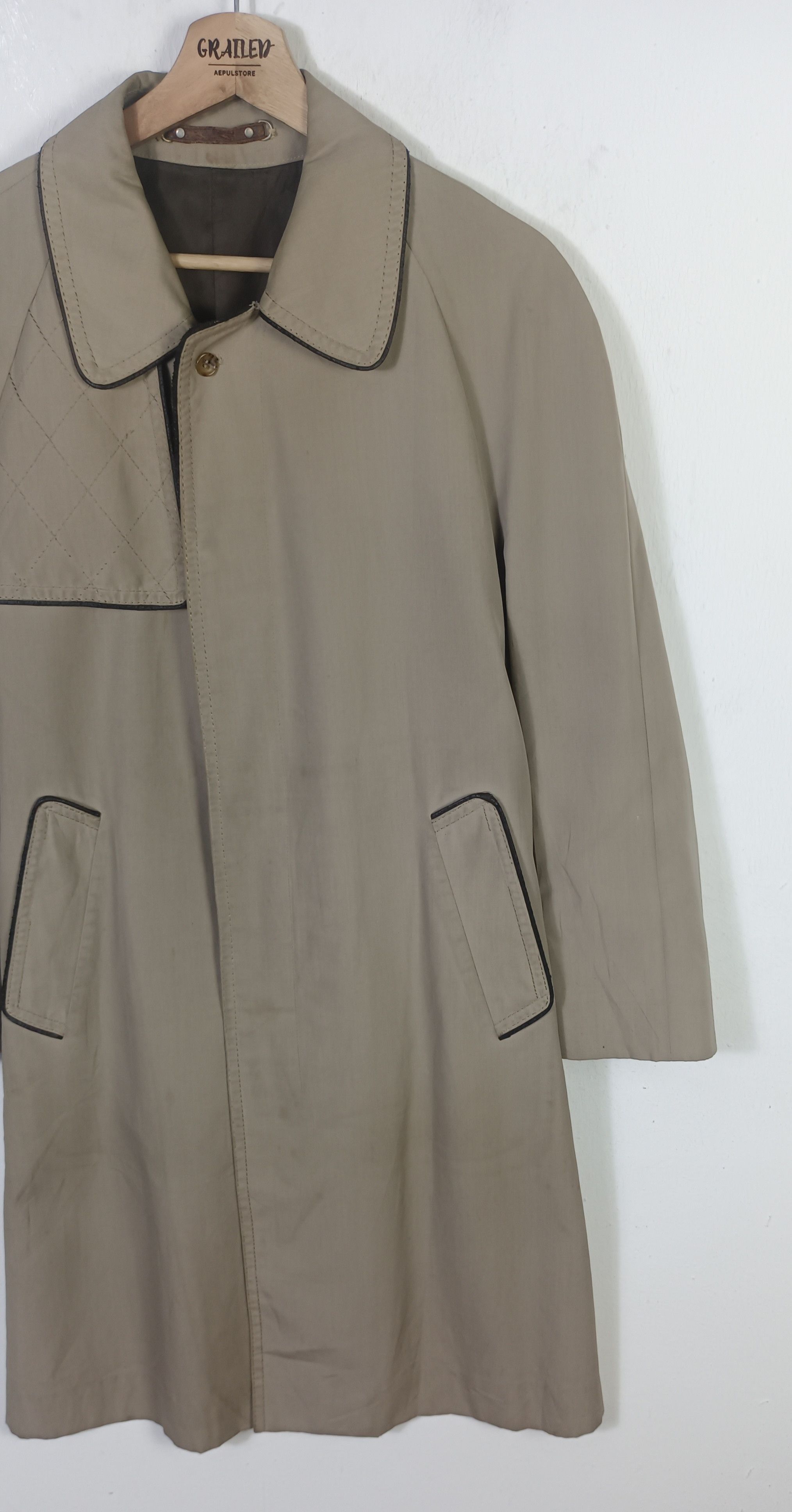 Lanvin Vintage🔥 LANVIN Paris Trench Coat Size US M / EU 48-50 / 2 - 6 Thumbnail
