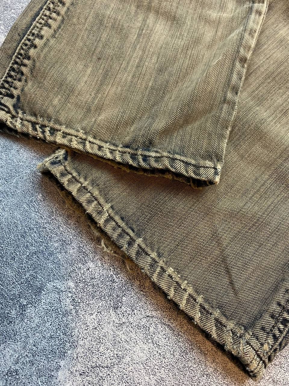 Wrangler Wrangler Jeans Dirty Pants faded crazy thrash y2k distressed Size US 36 / EU 52 - 13 Thumbnail