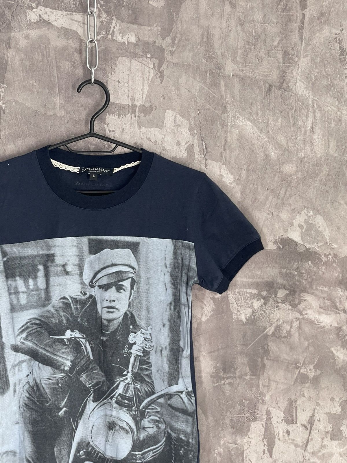 Dolce & Gabbana Dolce & Gabbana D&G Marlon Brando Overprint Y2K T shirt Size L / US 10 / IT 46 - 4 Thumbnail