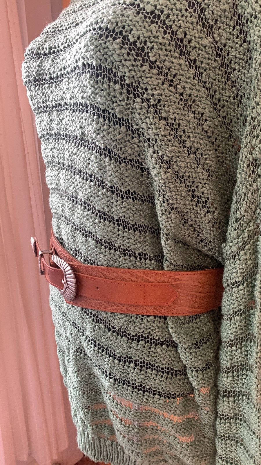 Designer × Other × Vintage Vintage 80s Leather Layered Belt Size ONE SIZE - 4 Thumbnail