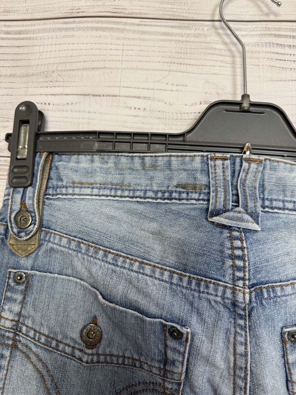Dolce & Gabbana Vintage Dolce Gabbana Jeans Big Logo Washed Distressed Japan Size US 30 / EU 46 - 17 Thumbnail