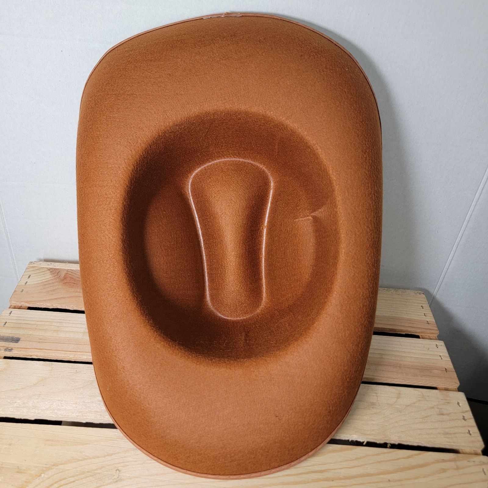 & Other Stories Unbranded Brown Felt Cowboy Hat Size ONE SIZE - 5 Thumbnail