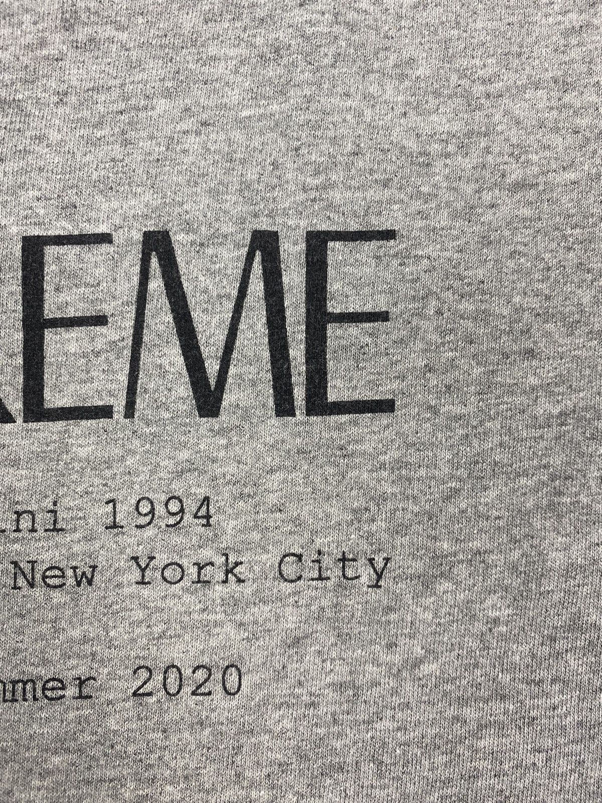 Supreme Supreme Anno domini 1994 SS 2020 New York Tee Size US M / EU 48-50 / 2 - 8 Thumbnail