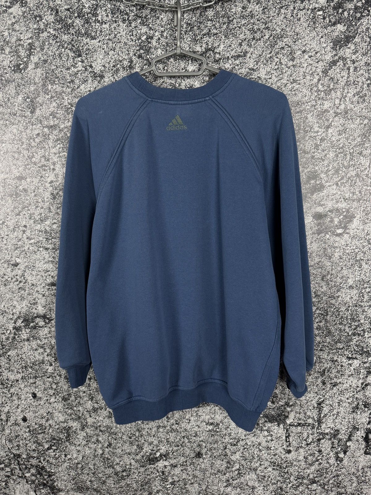 Adidas Adidas Vintage 90s Sweatshirt Retro Big Logo Pullover Size M Size US M / EU 48-50 / 2 - 11 Thumbnail