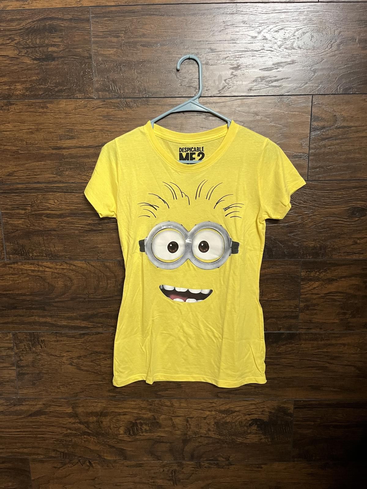Other Despicable Me 2 Movie Promo T-shirt Minion Womens Juniors L Size L / US 10 / IT 46 - 1 Thumbnail