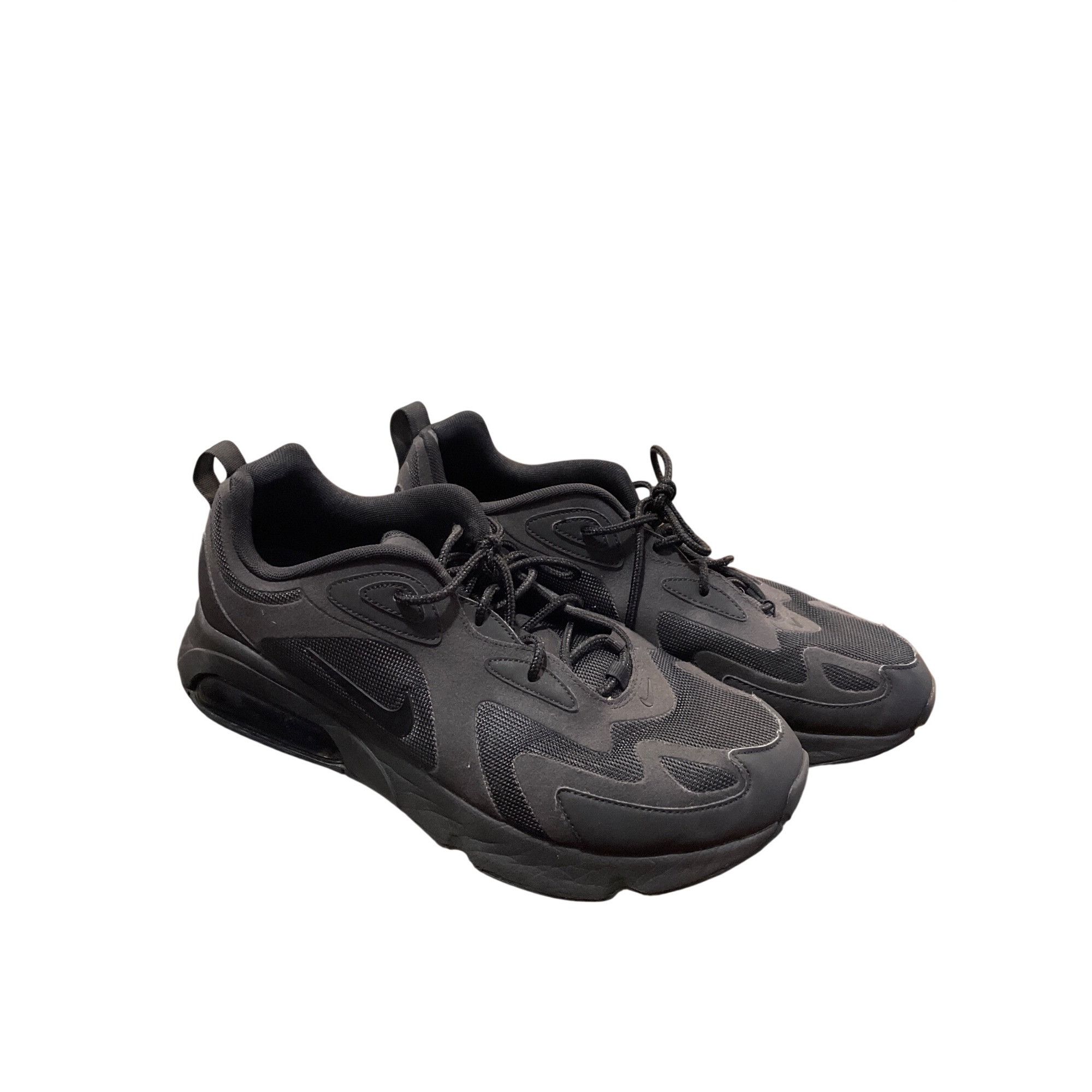 Nike Nike Air Max 200 triple black mens running sneakers sz 11 SK Size US 11 / EU 44 - 15 Thumbnail
