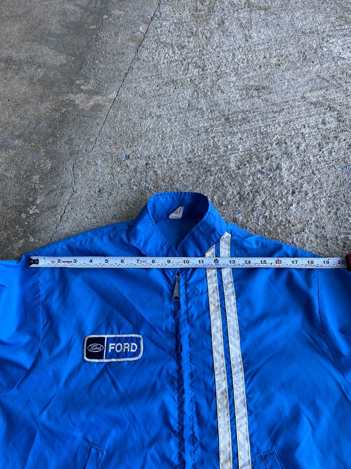 Ford × Japanese Brand × Vintage Vintage 60’s Ford Stripe Full Zip Jacket Size US XL / EU 56 / 4 - 11 Thumbnail