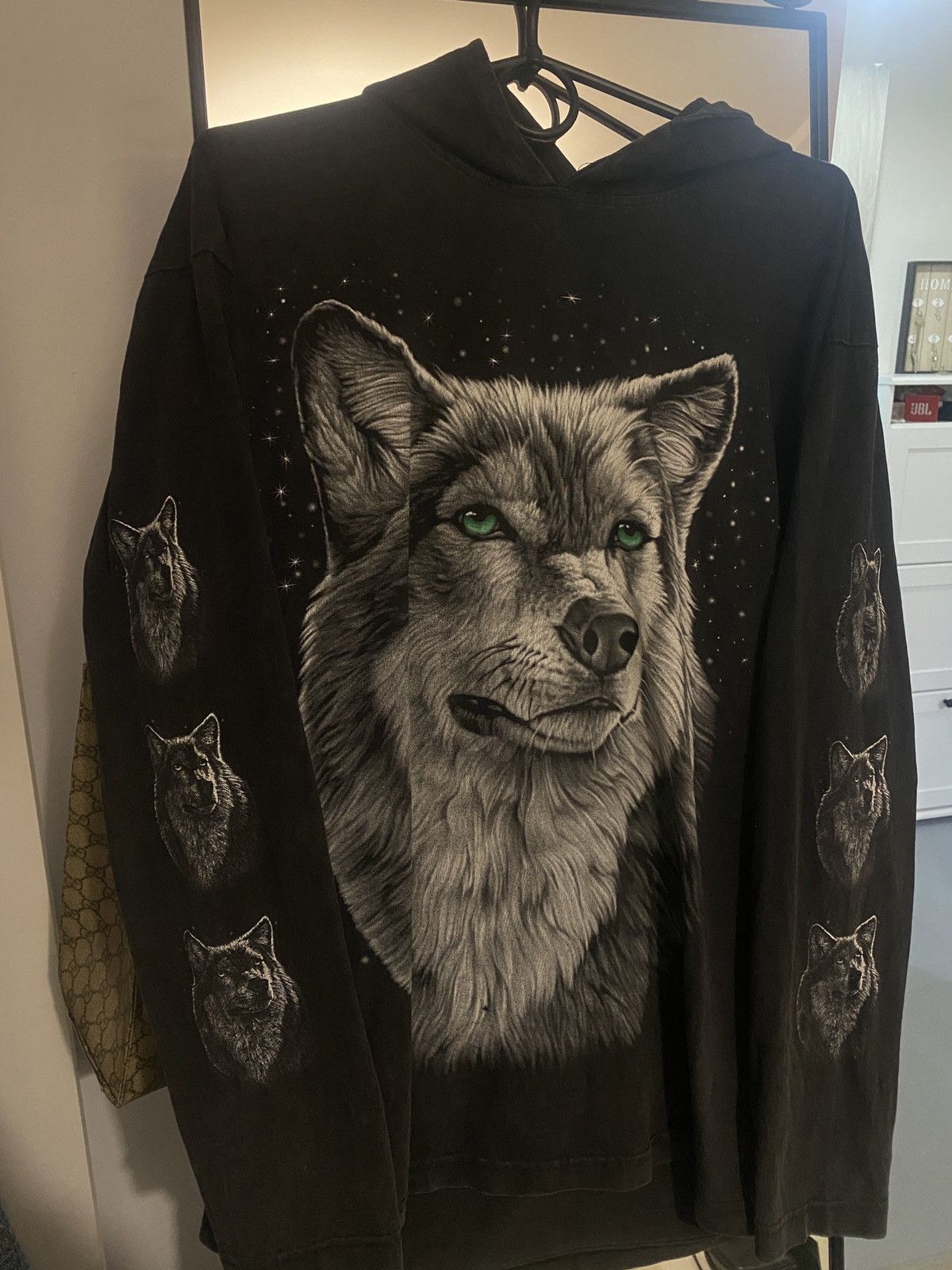 Other Animal wolf fullprint aop longsleve streetwear hoodie Size US L / EU 52-54 / 3 - 4 Thumbnail