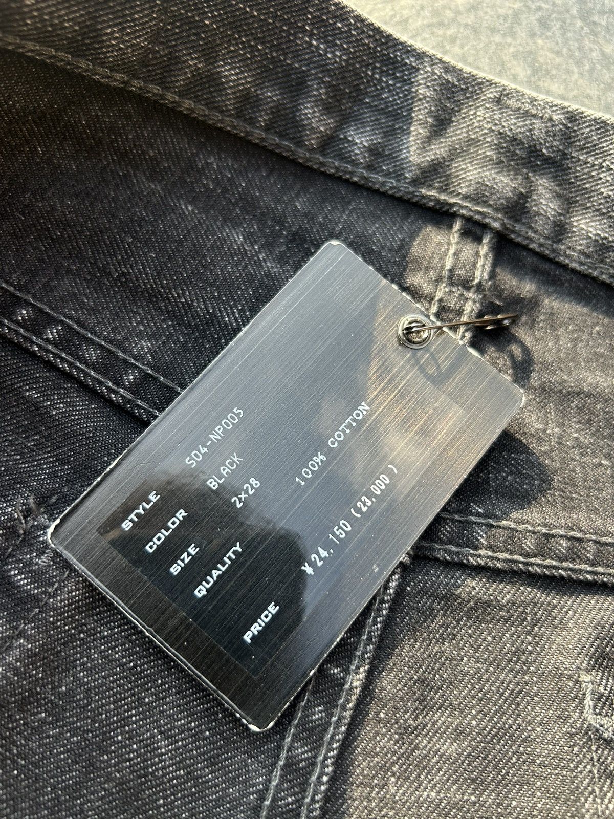 Number (N)ine Number Nine SS04 Double Pocket Pain Denim Size US 28 / EU 44 - 9 Thumbnail