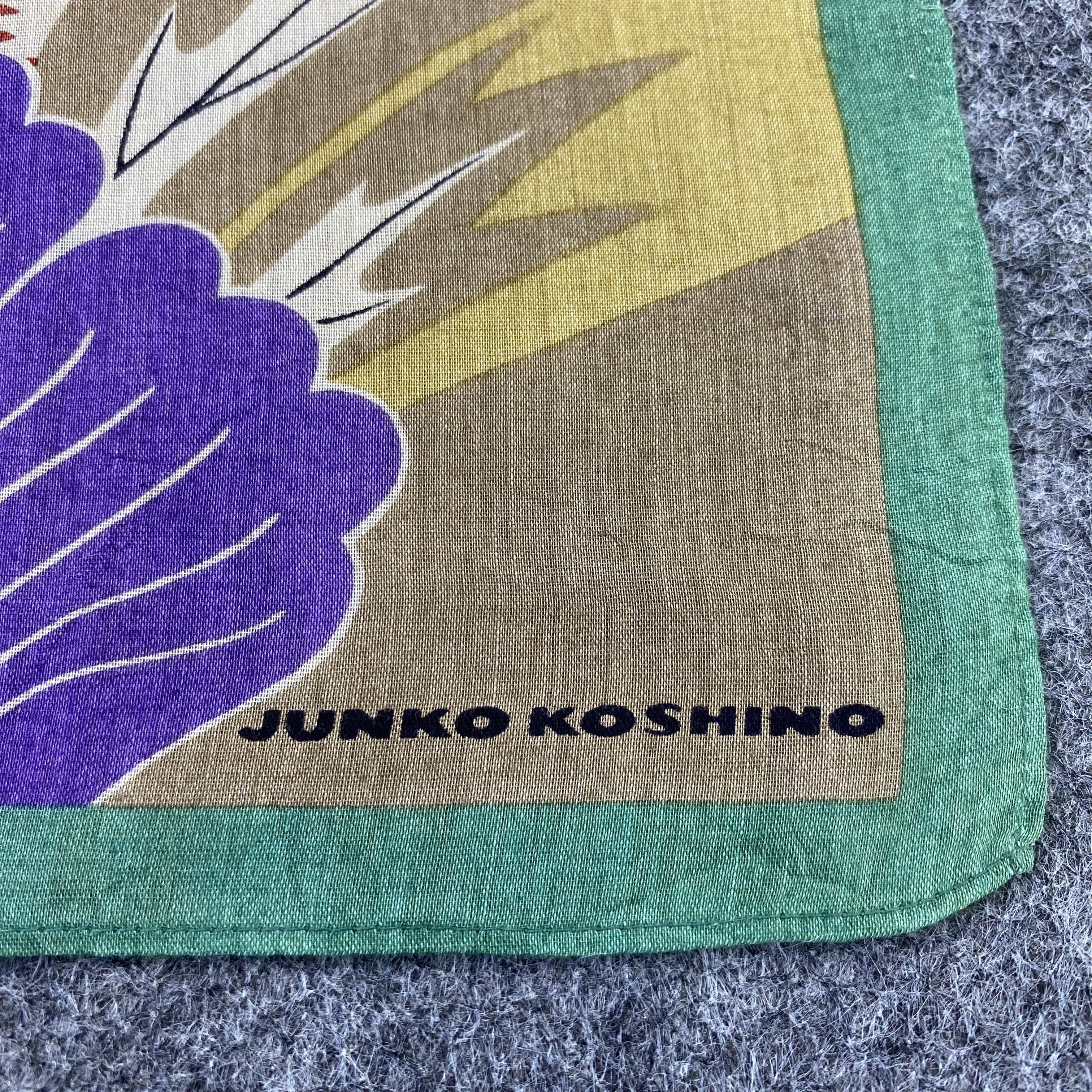 Japanese Brand Junko Koshino Handkerchief Neckerchief Bandana-B1626 Size ONE SIZE - 7 Thumbnail