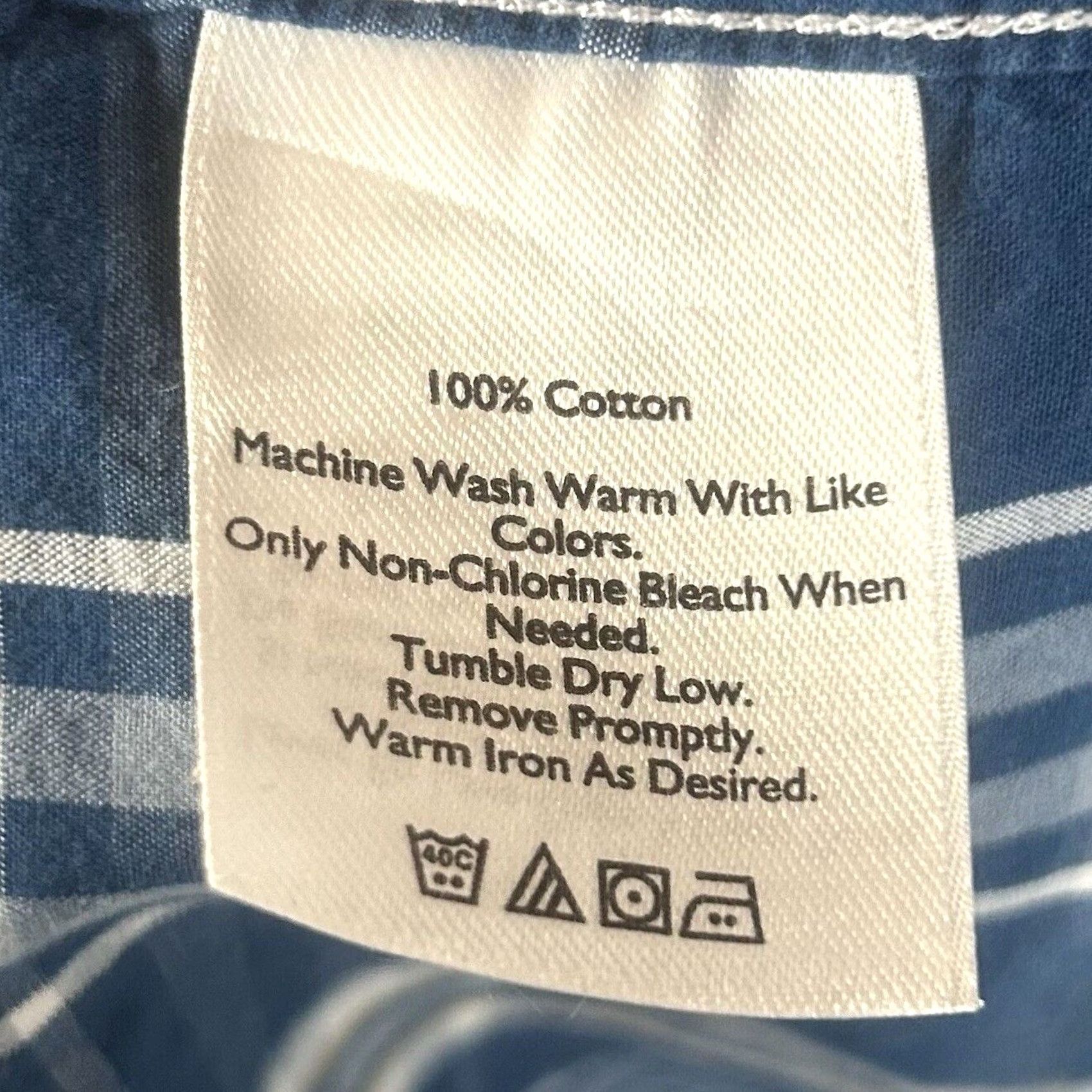 Eddie Bauer Eddie Bauer Button-Up Shirt Mens XL Blue Plaid Classic Fit Casual Size US XL / EU 56 / 4 - 4 Thumbnail