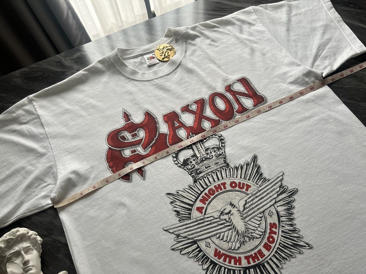 Band Tees Saxon : A Night Out With The Boys Tour 2005 Size US XL / EU 56 / 4 - 9 Thumbnail