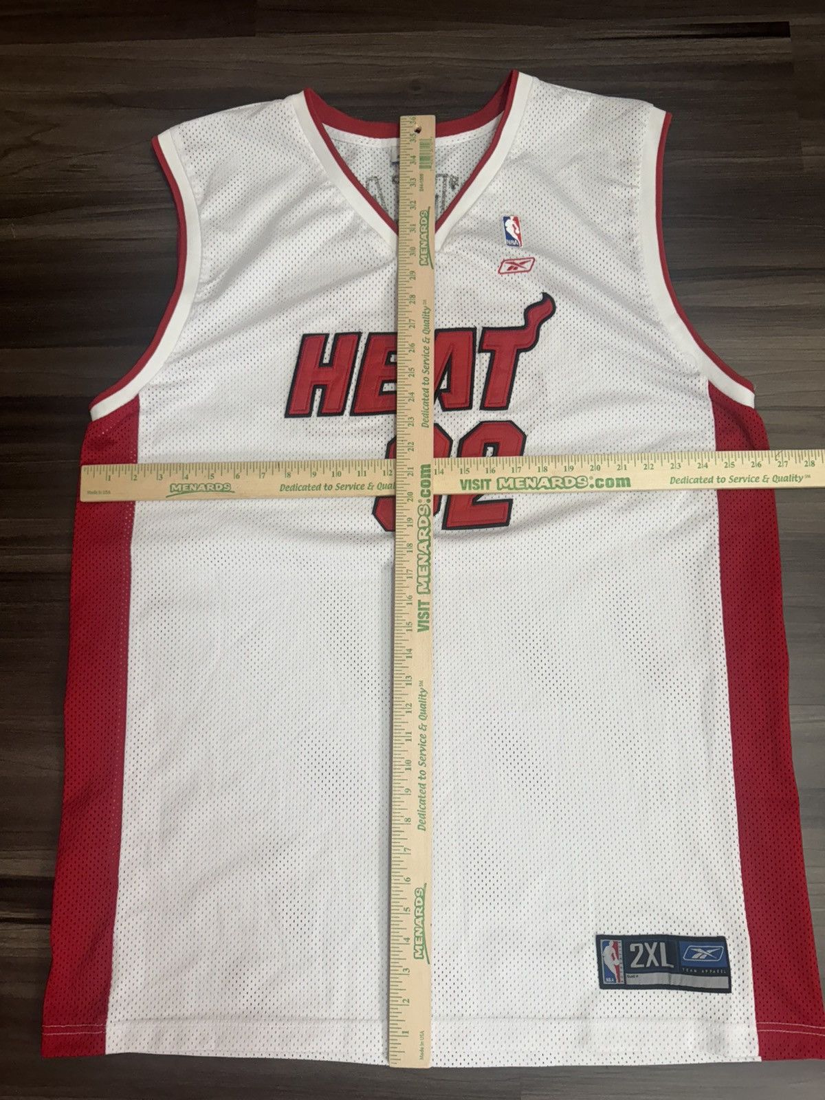 Reebok Shaq Shaquille O’Neal #32 Miami Heat NBA Stitched Jersey Size US XXL / EU 58 / 5 - 2 Thumbnail