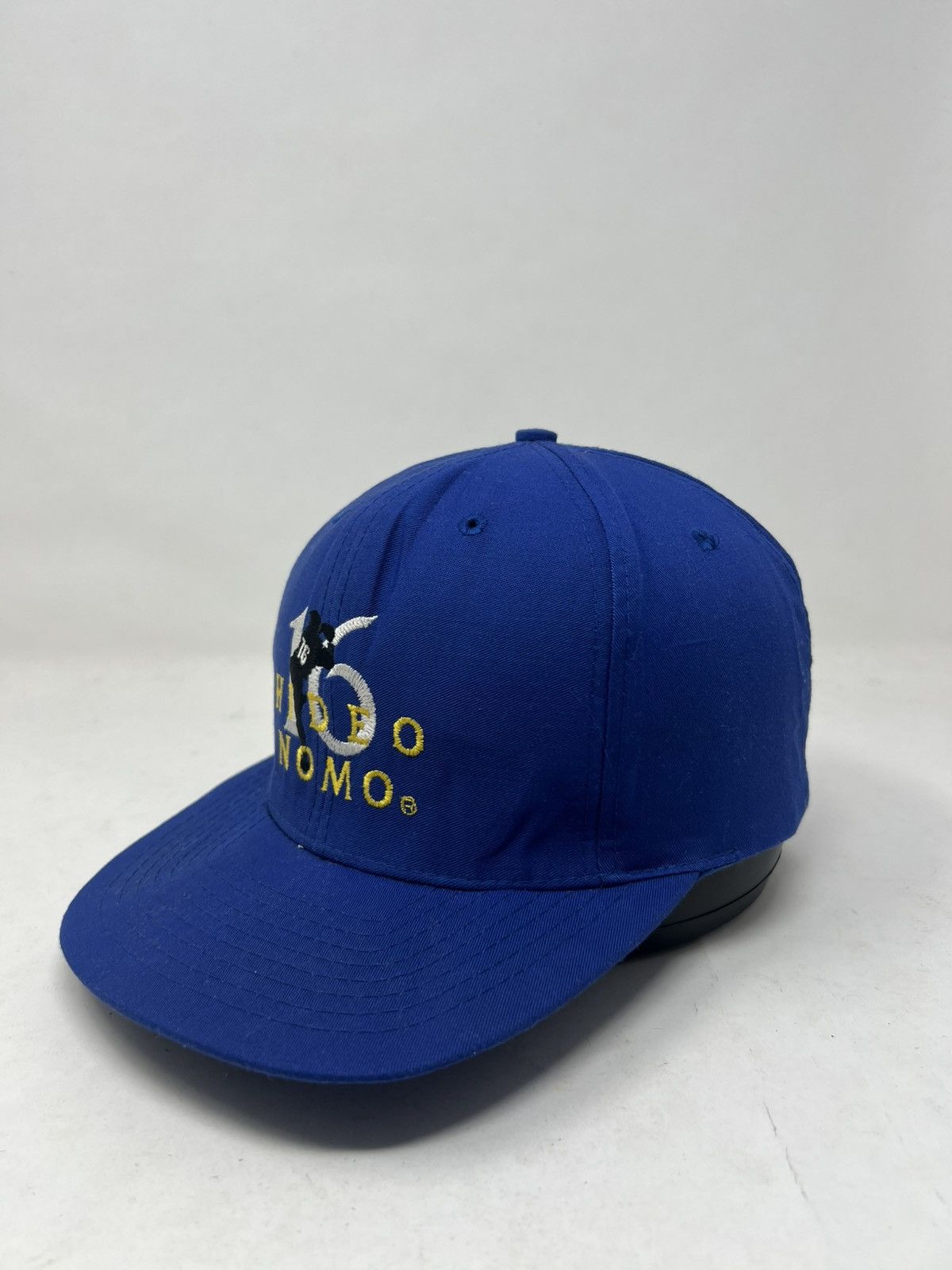 Vintage Vintage Hideo Nomo Dodgers MLB Nissin Cap Size ONE SIZE - 2 Thumbnail