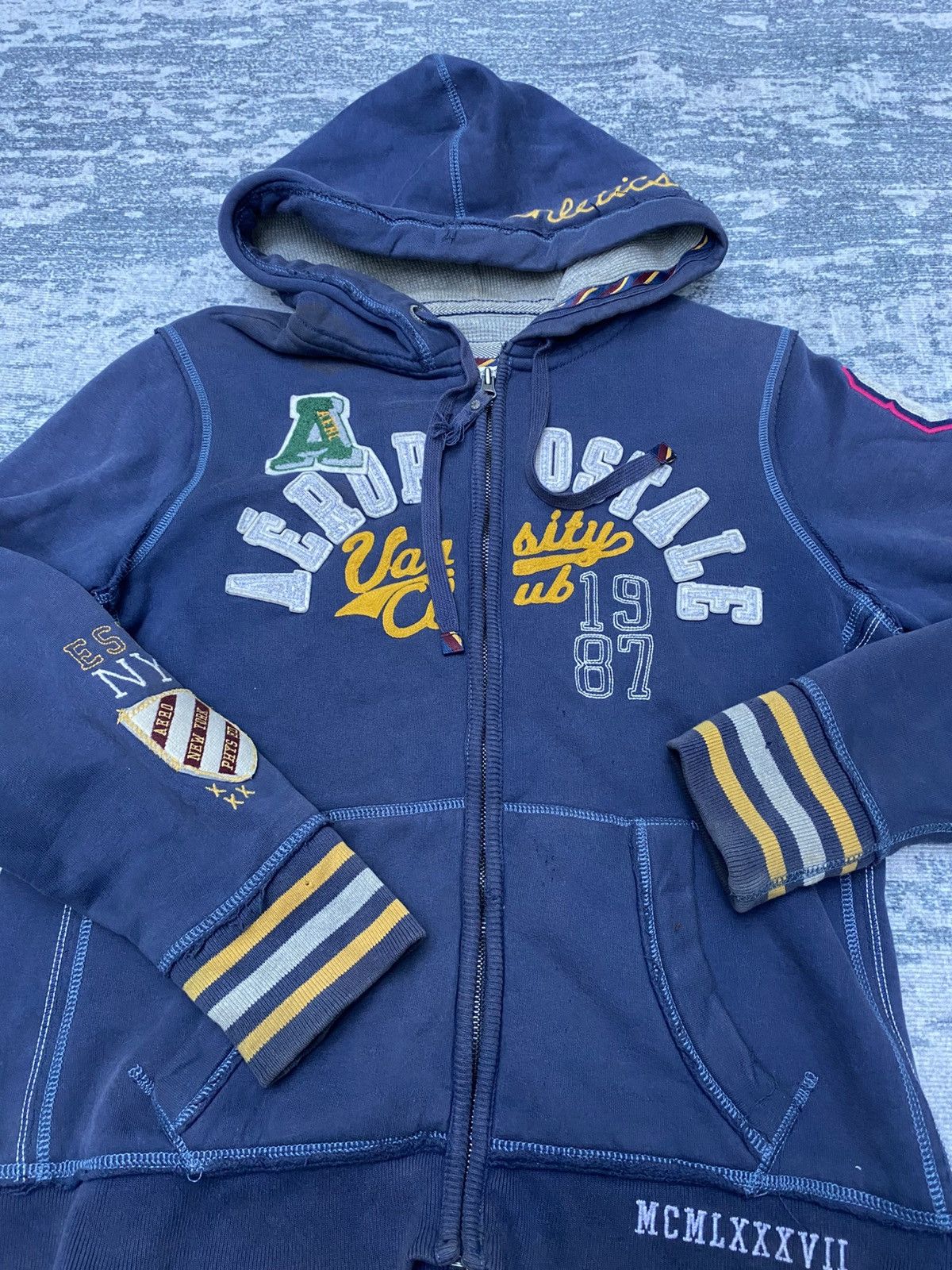 Aeropostale Aeropostale Y2K Hoodie Size US XL / EU 56 / 4 - 2 Thumbnail