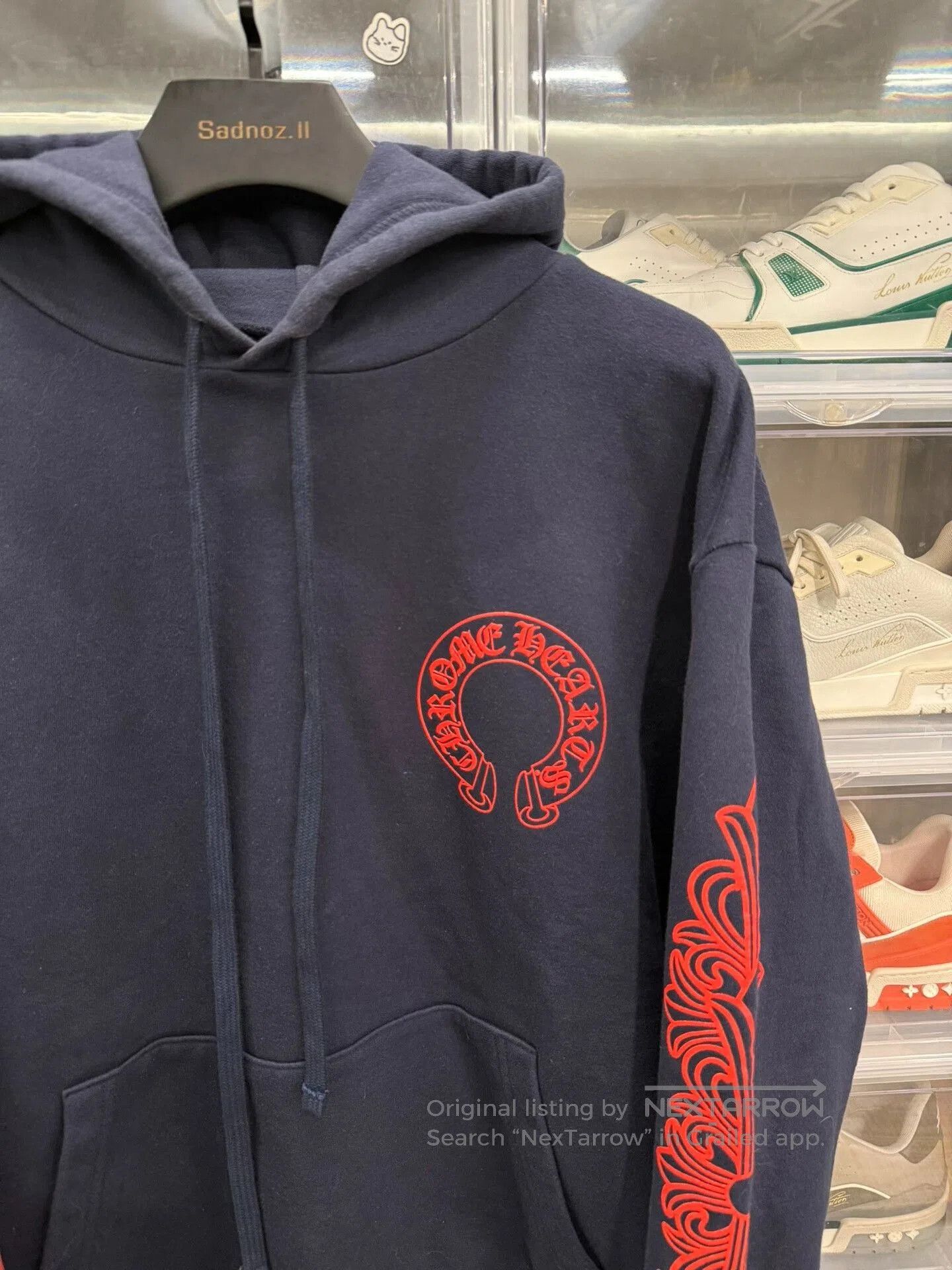 Chrome Hearts Chrome Hearts Navy Vine Pattern Hoodie. Size US M / EU 48-50 / 2 - 2 Thumbnail