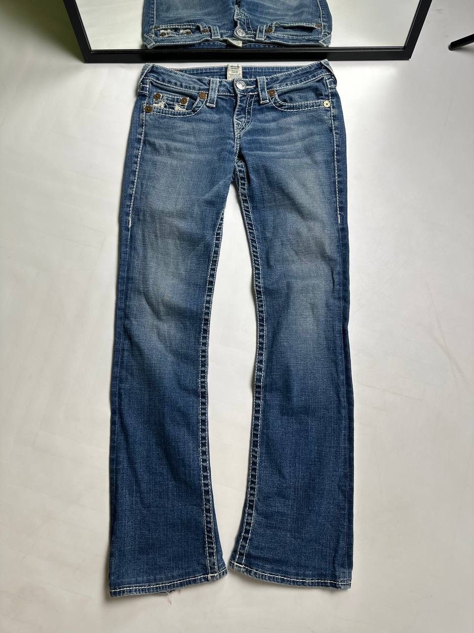 True Religion Vintage Y2K True Religion Womens Flared Jean USA Streetwear🔥 Size 28" / US 6 / IT 42 - 2 Thumbnail