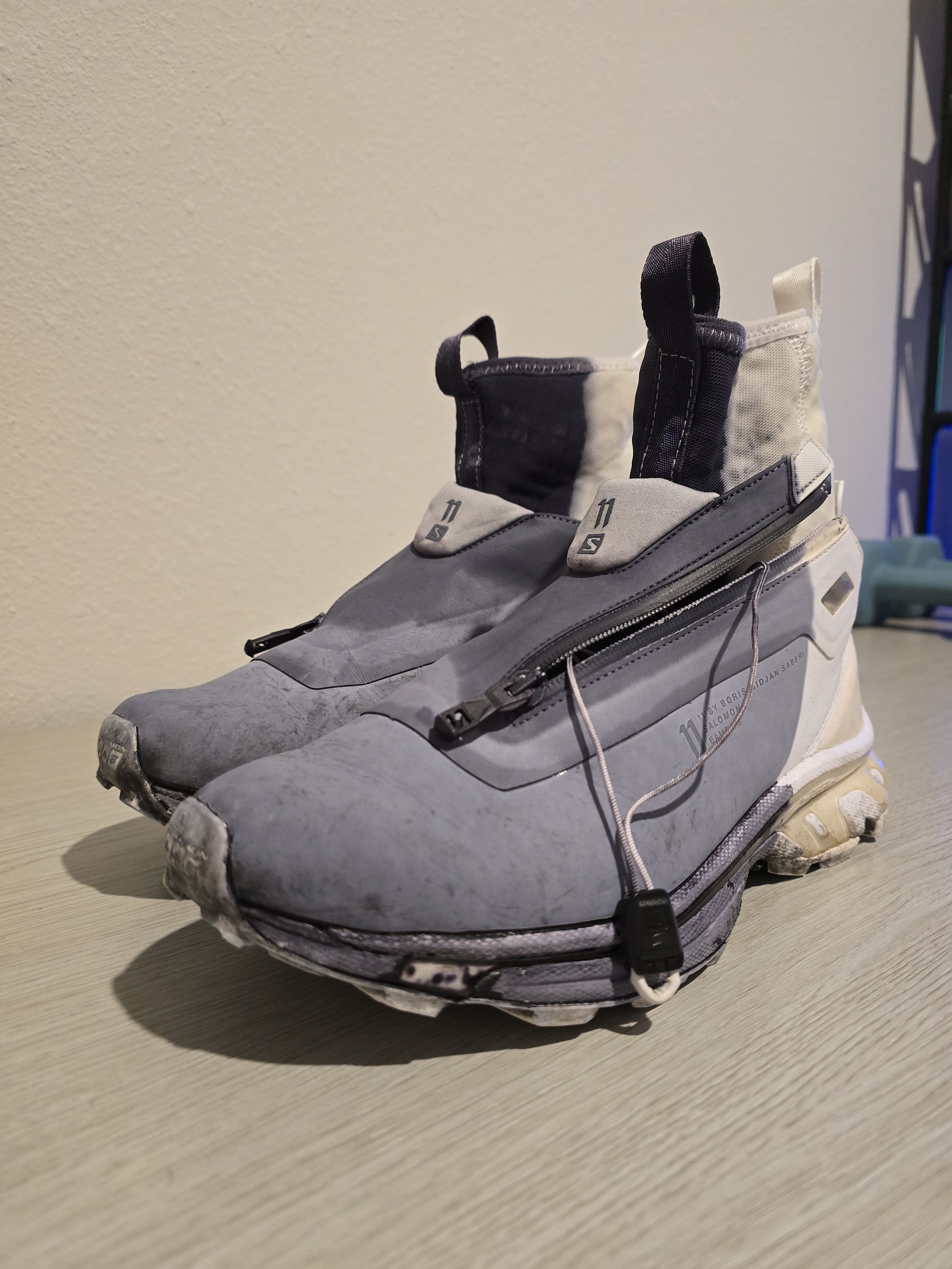 image of 11 By Boris Bidjan Saberi Bamba 3 Shoes in Half Dyed, Men's (Size 9)