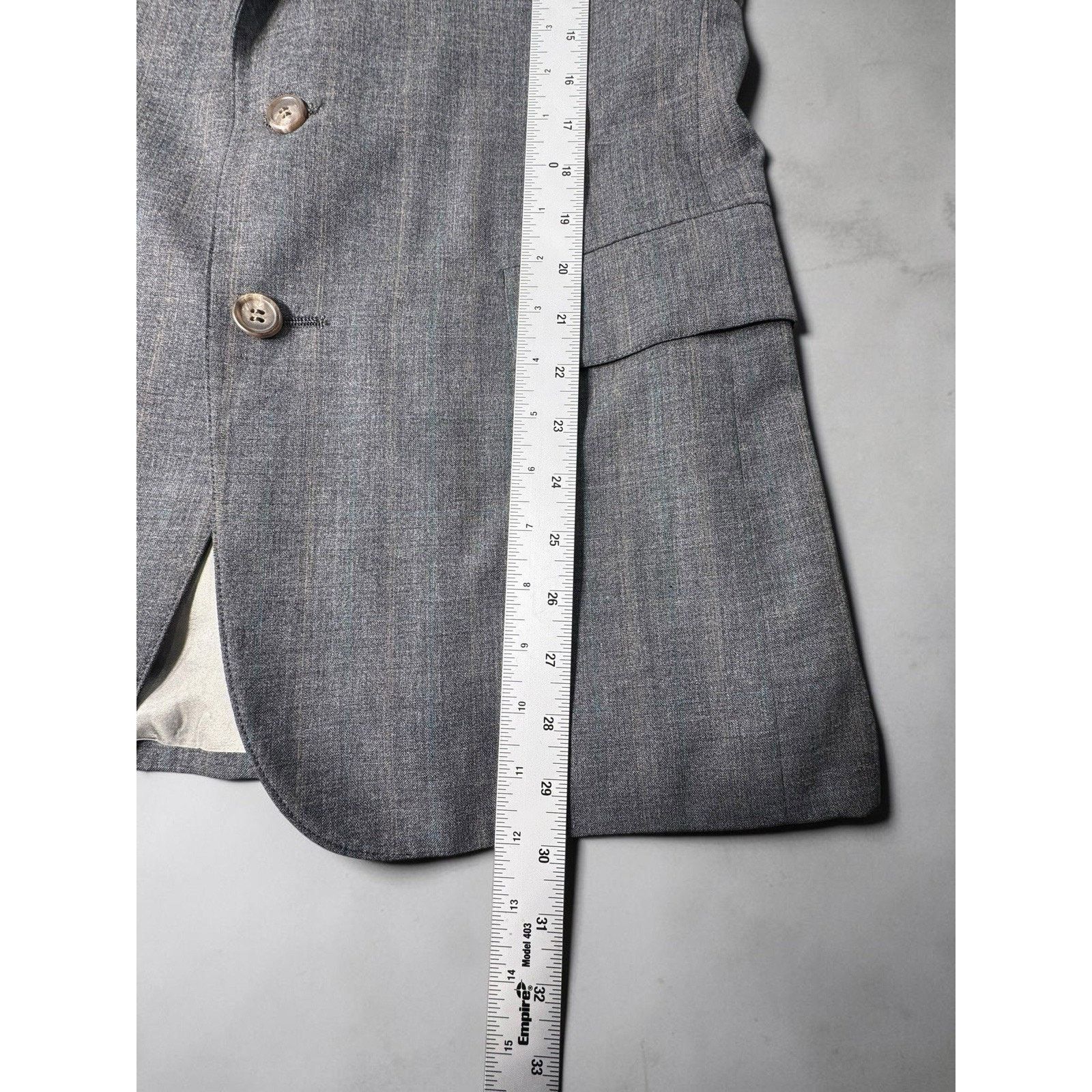 Ralph Lauren Polo University Ralph Lauren Mens 42R Gray Sport Coat Blazer Size 42R - 4 Thumbnail