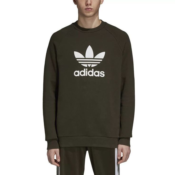 Adidas Adidas Originals Trefoil Crewneck Green Size US S / EU 44-46 / 1 - 5 Thumbnail