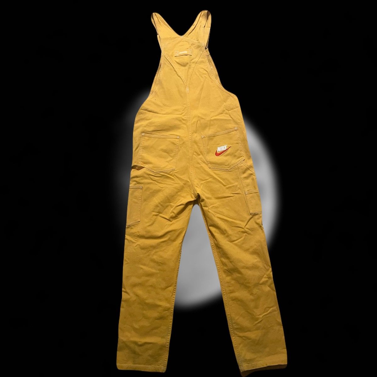 Nike × Supreme Supreme Nike Cotten Twill Overalls Mustard FW18 Size US 30 / EU 46 - 2 Thumbnail