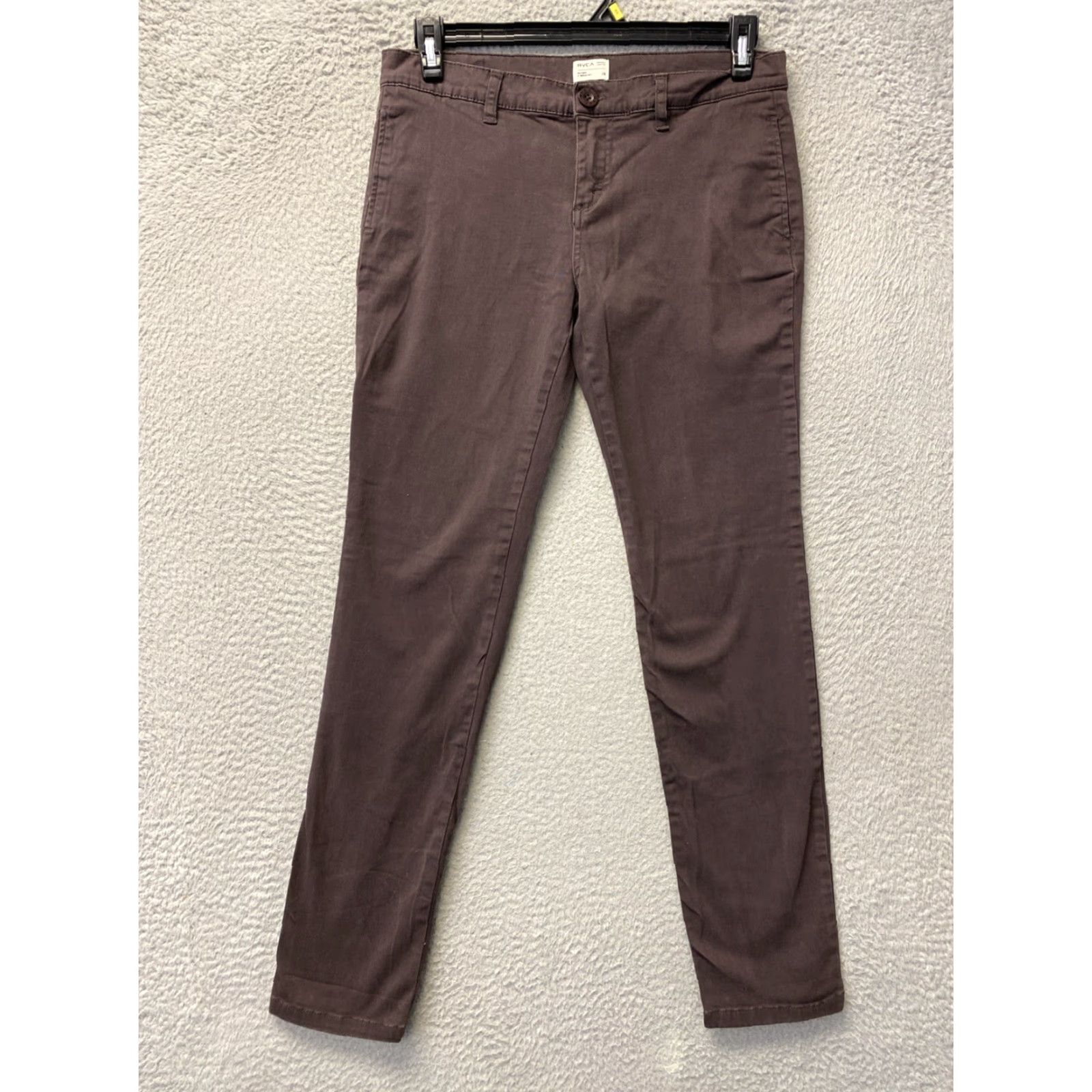 Vintage VINTAGE RCA Chino Pants Mens Size 32x29 Slim-Straight Brown Twill Casual Travel Size US 32 / EU 48 - 3 Thumbnail