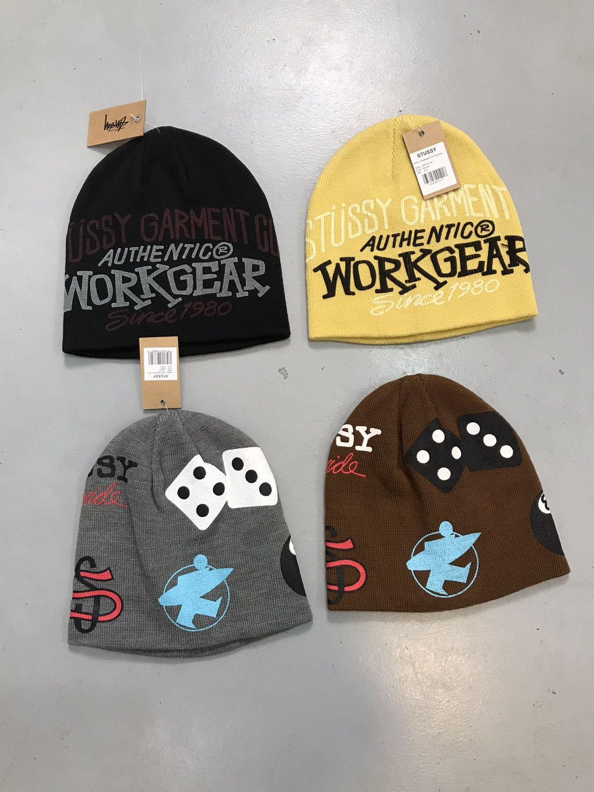 Carhartt Bundle of 10 factory leftover stussy graphic printed binnie Size ONE SIZE - 7 Thumbnail