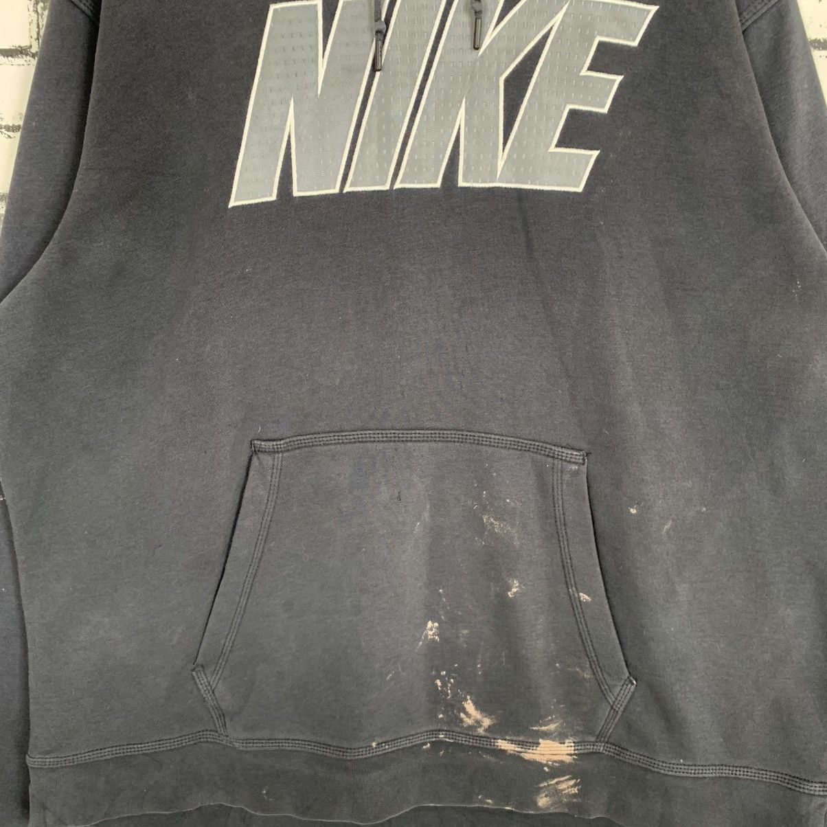 Designer × Nike × Vintage Nike Hoodie Trashed Hoodie Size US XXL / EU 58 / 5 - 7 Thumbnail