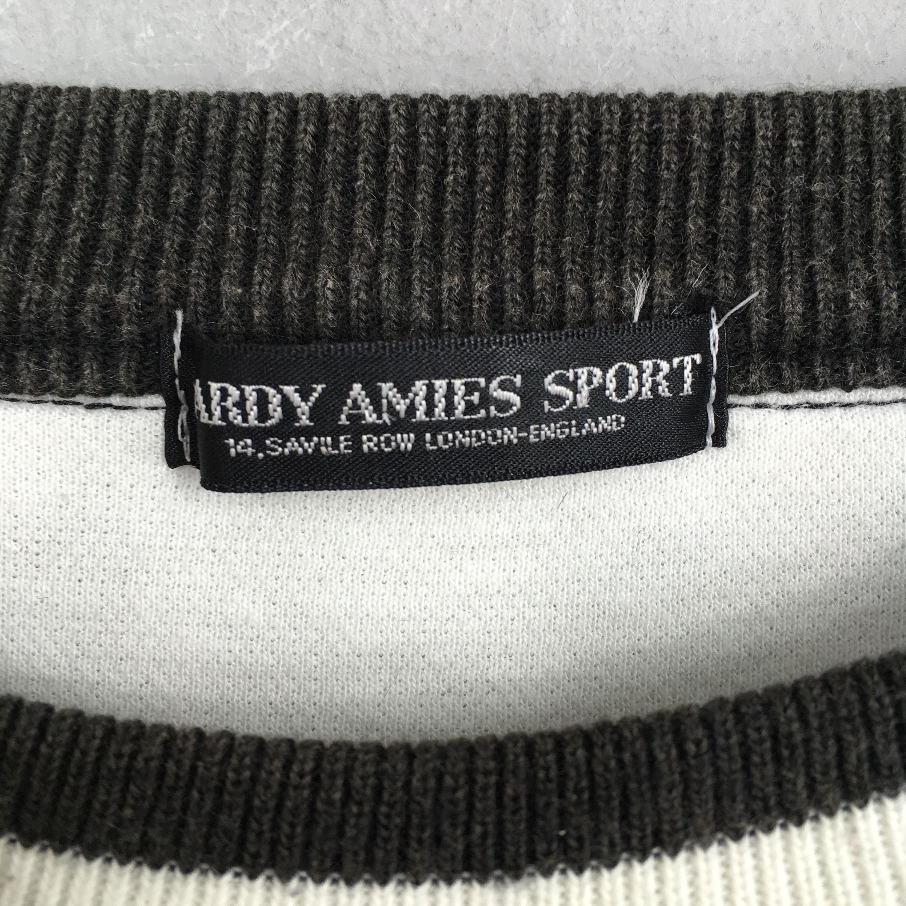 Designer × Hardy Amies × Vintage Vintage Hardy Amies Sport White Sweatshirt Medium Size US M / EU 48-50 / 2 - 4 Thumbnail