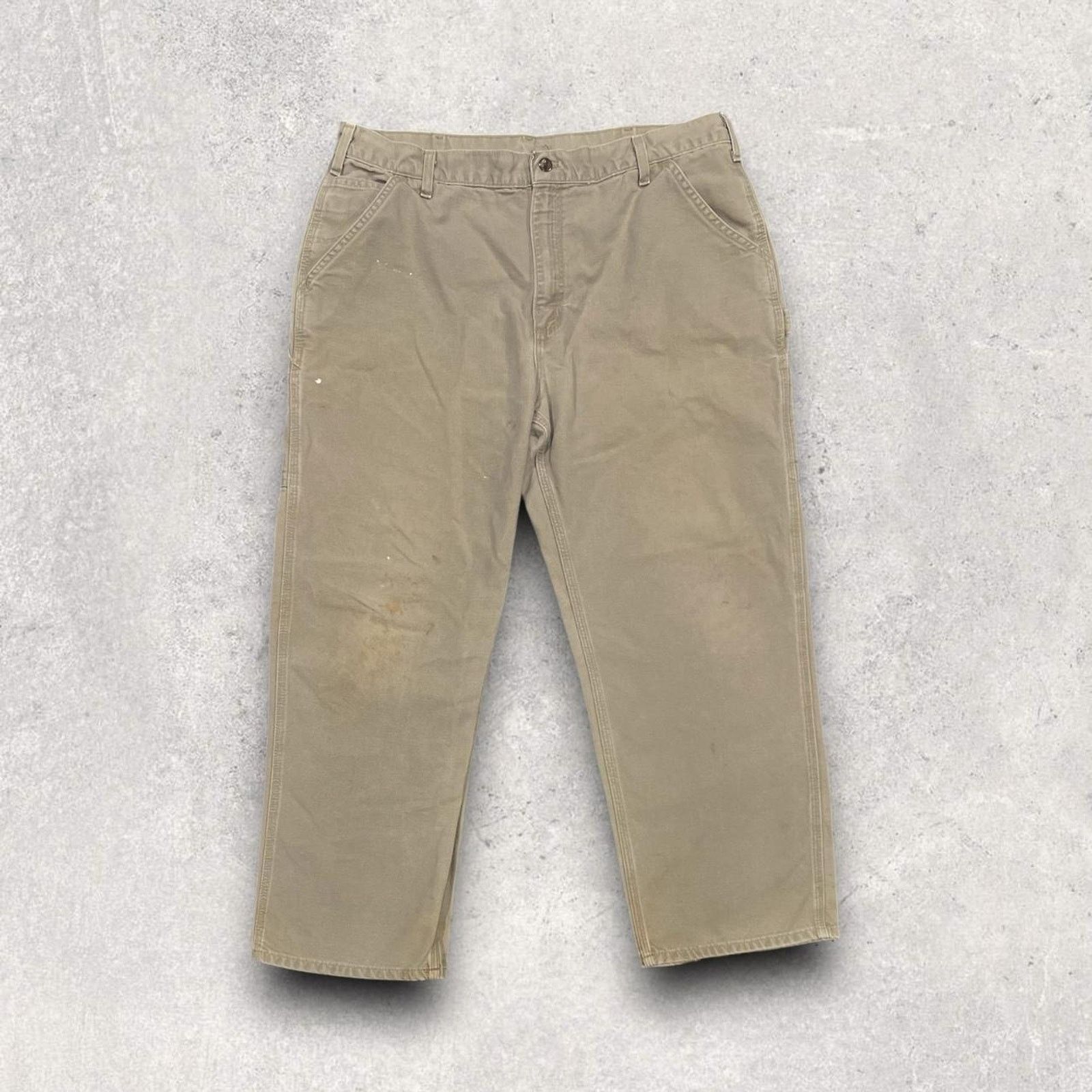 Carhartt Carhartt Vintage (90’s) Tan Carpenter Workwear Pants Size US 36 / EU 52 - 3 Thumbnail